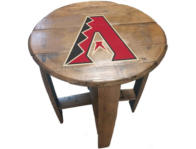 Imperial USA Officially Licensed MLB Oak Barrel Side Table - Image 24