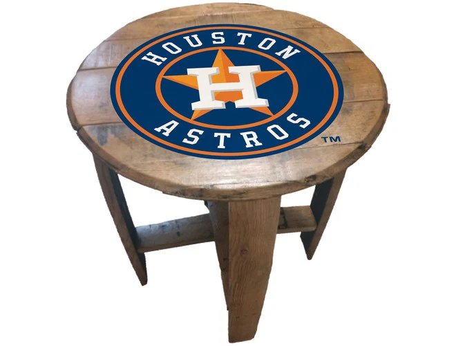 Imperial USA Officially Licensed MLB Oak Barrel Side Table - Image 27