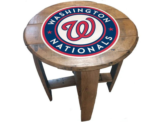 Imperial USA Officially Licensed MLB Oak Barrel Side Table - Image 32