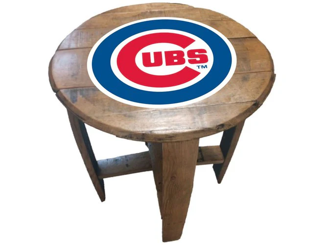 Imperial USA Officially Licensed MLB Oak Barrel Side Table - Image 7