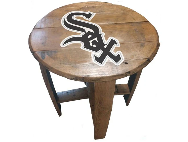 Imperial USA Officially Licensed MLB Oak Barrel Side Table - Image 8