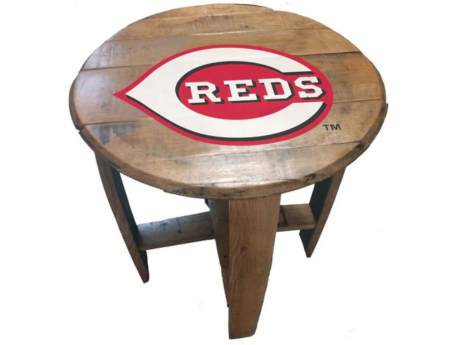 Imperial USA Officially Licensed MLB Oak Barrel Side Table - Image 9