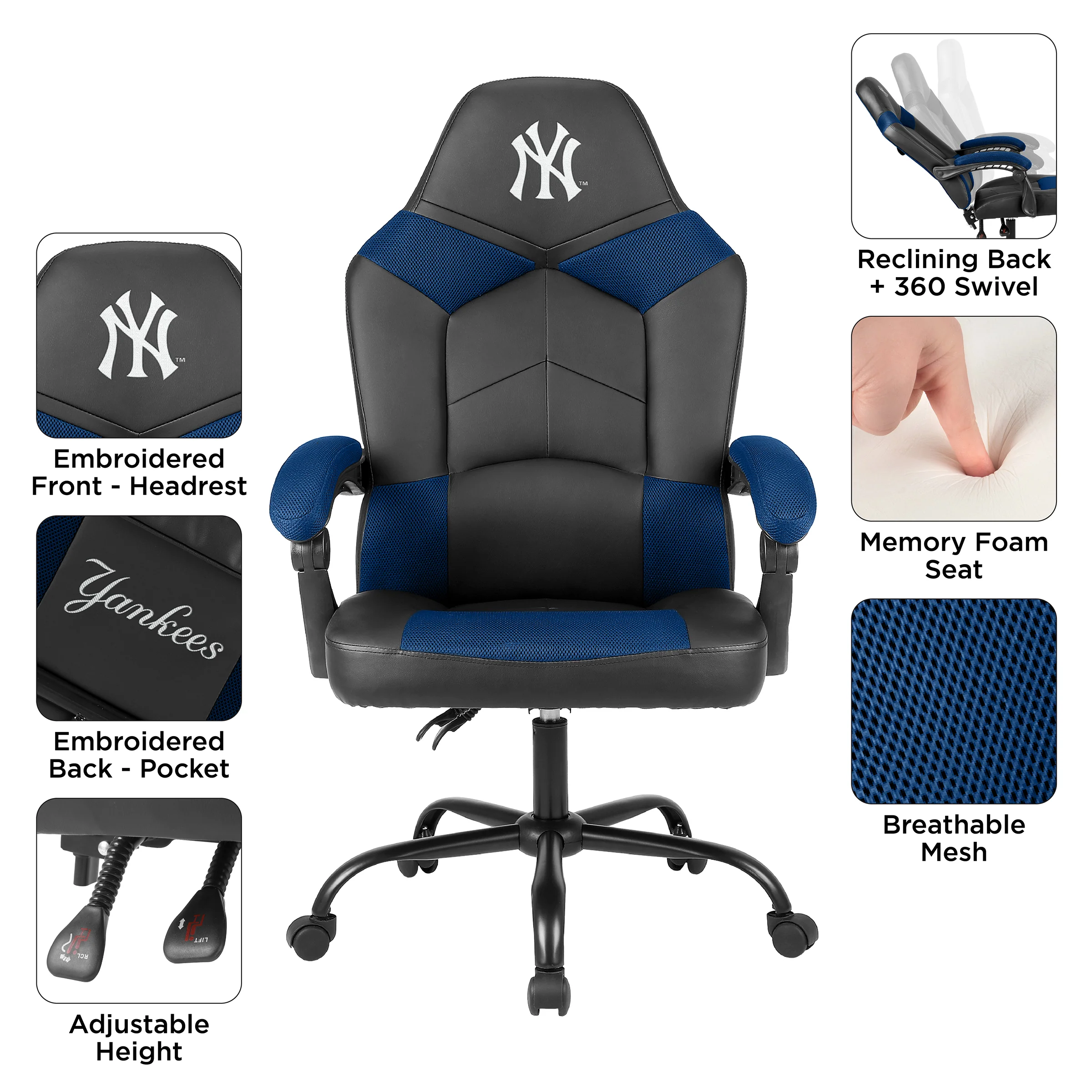 Imperial USA Officially Licensed MLB Oversized Office Chairs - Image 4