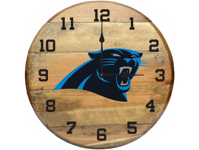 Imperial USA Officially Licensed NFL Oak Barrel Clock - Image 16
