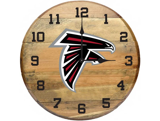Imperial USA Officially Licensed NFL Oak Barrel Clock - Image 27