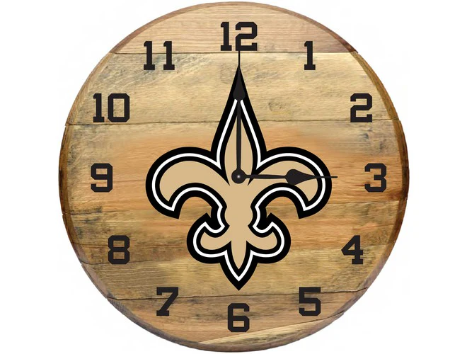 Imperial USA Officially Licensed NFL Oak Barrel Clock - Image 28