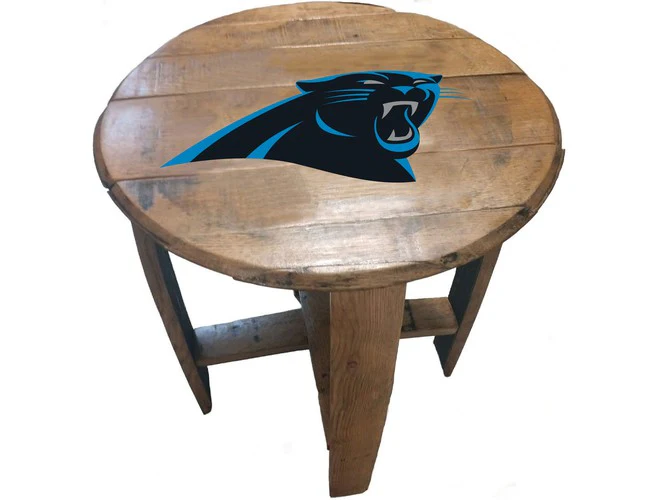 Imperial USA Officially Licensed NFL Oak Barrel Side Table - Image 16