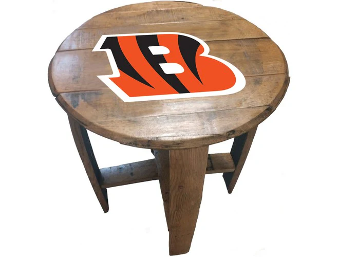 Imperial USA Officially Licensed NFL Oak Barrel Side Table - Image 22