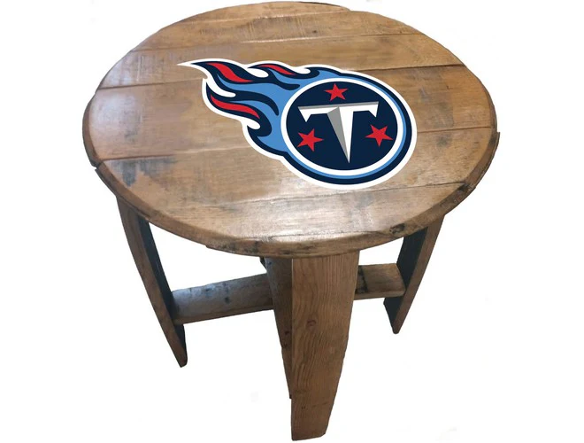 Imperial USA Officially Licensed NFL Oak Barrel Side Table - Image 25
