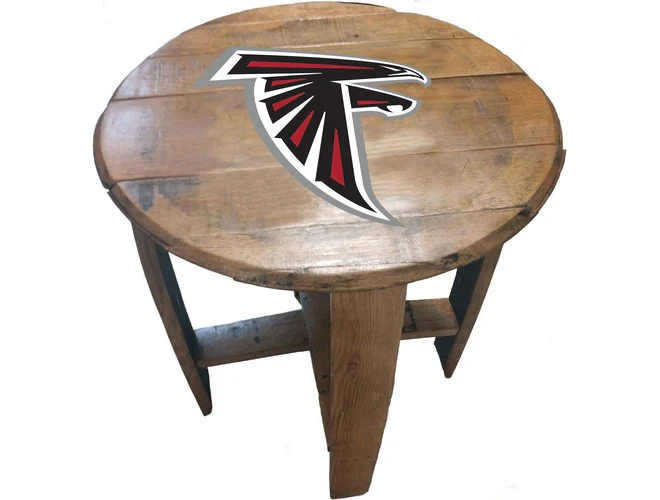 Imperial USA Officially Licensed NFL Oak Barrel Side Table - Image 27