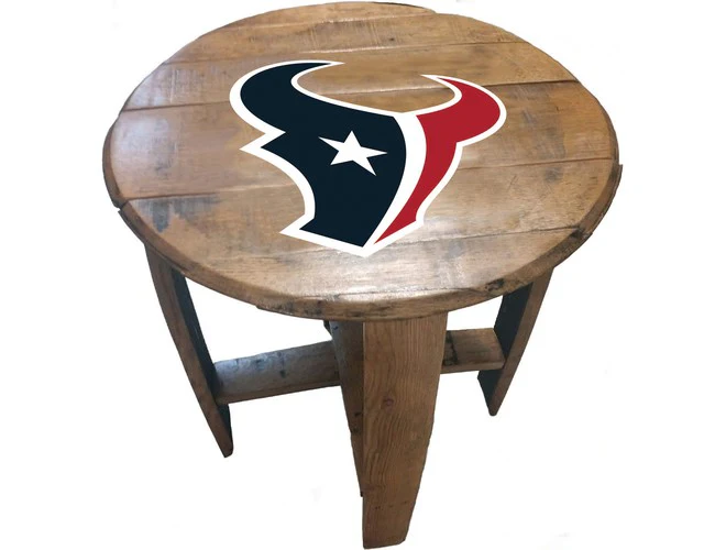 Imperial USA Officially Licensed NFL Oak Barrel Side Table - Image 29
