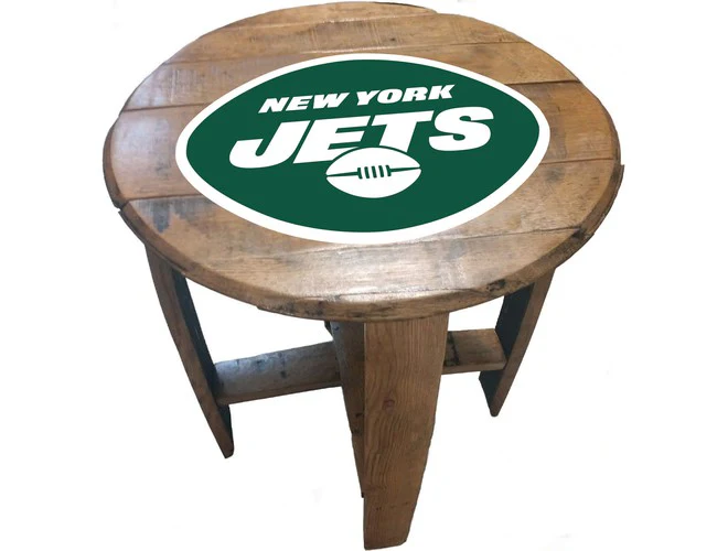 Imperial USA Officially Licensed NFL Oak Barrel Side Table - Image 32