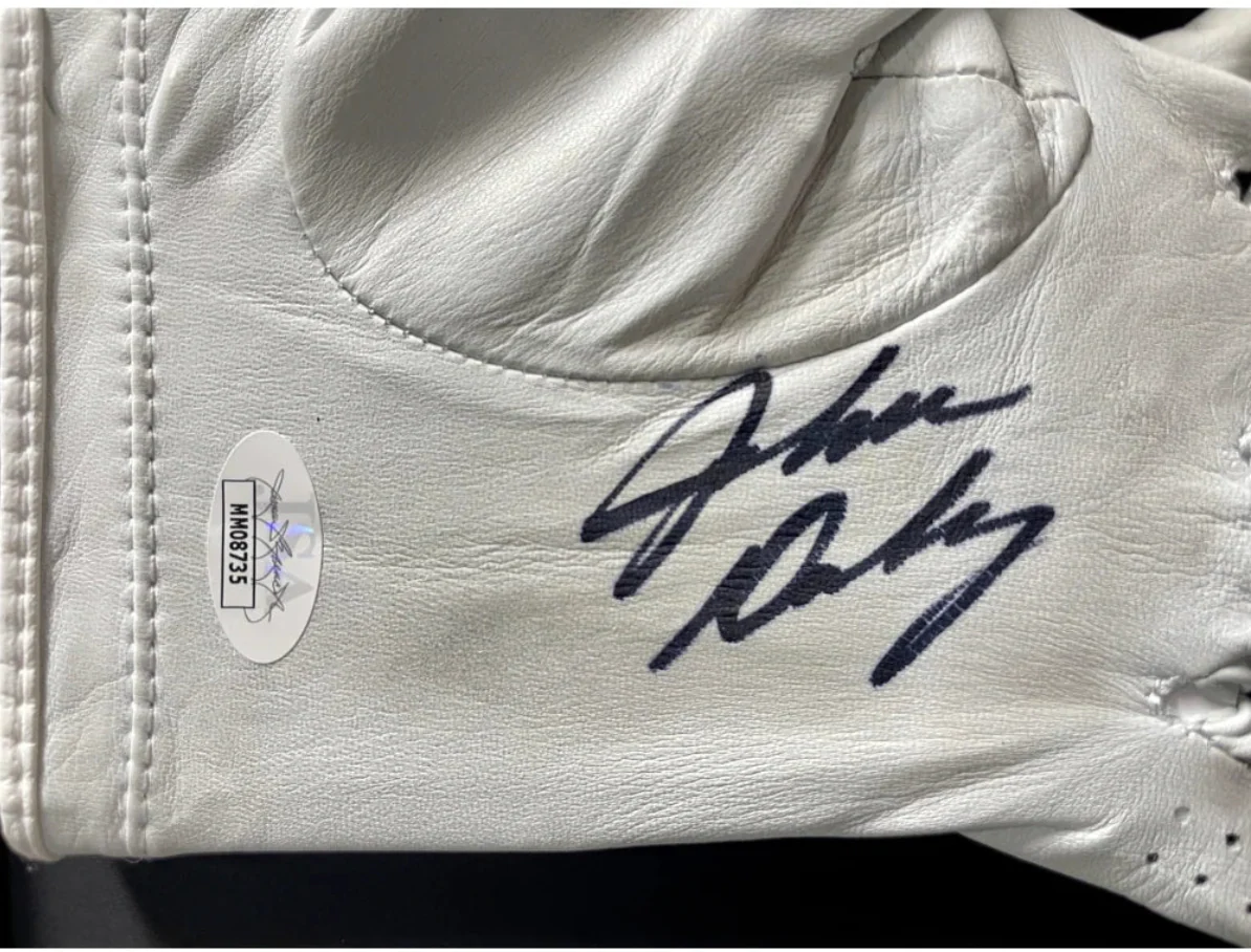 John Daly Signed & Game Played / Worn Golf Glove Framed JSA COA Autograph Cigarette Photo - Image 6