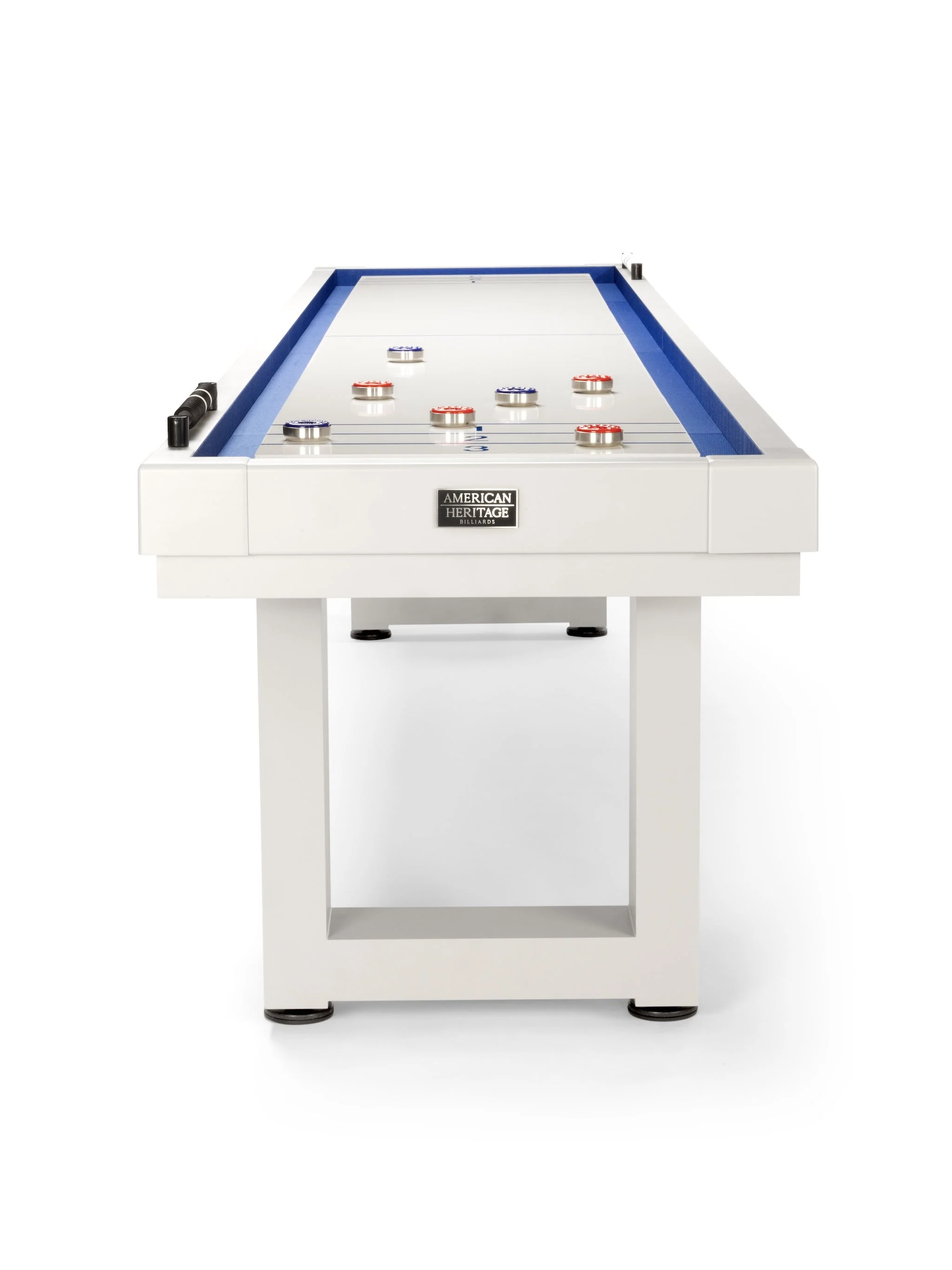 Lanai Shuffleboard Table - Pearl White - Image 8