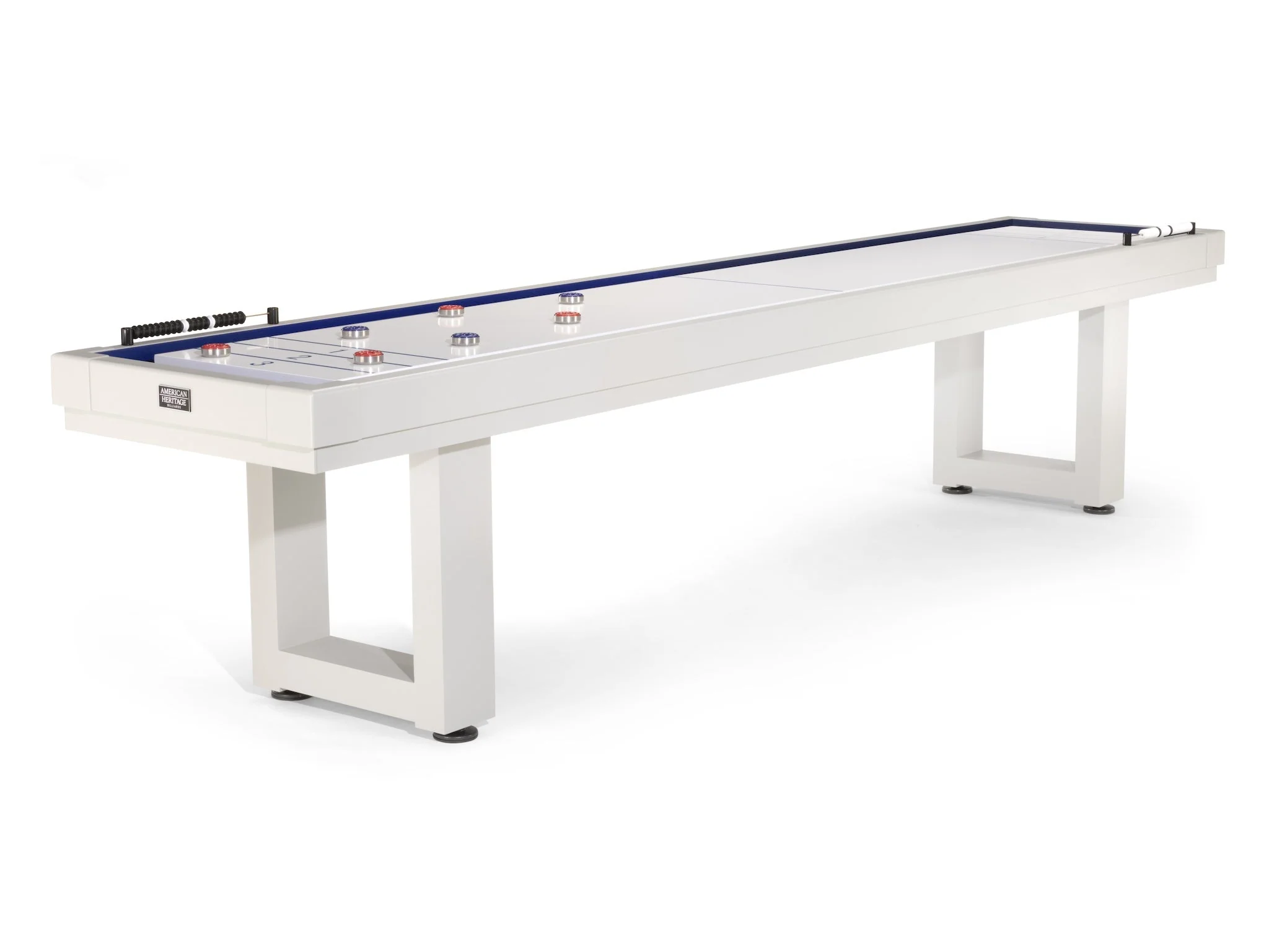 Lanai Shuffleboard Table - Pearl White - Image 9