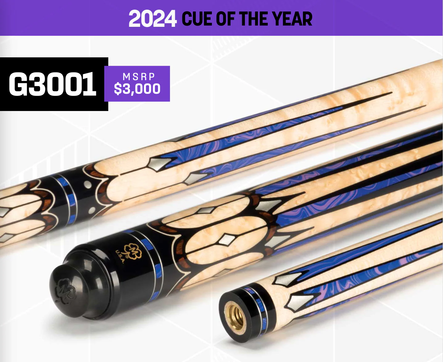 McDermott G3001 2024 Cue of the Year - Image 2