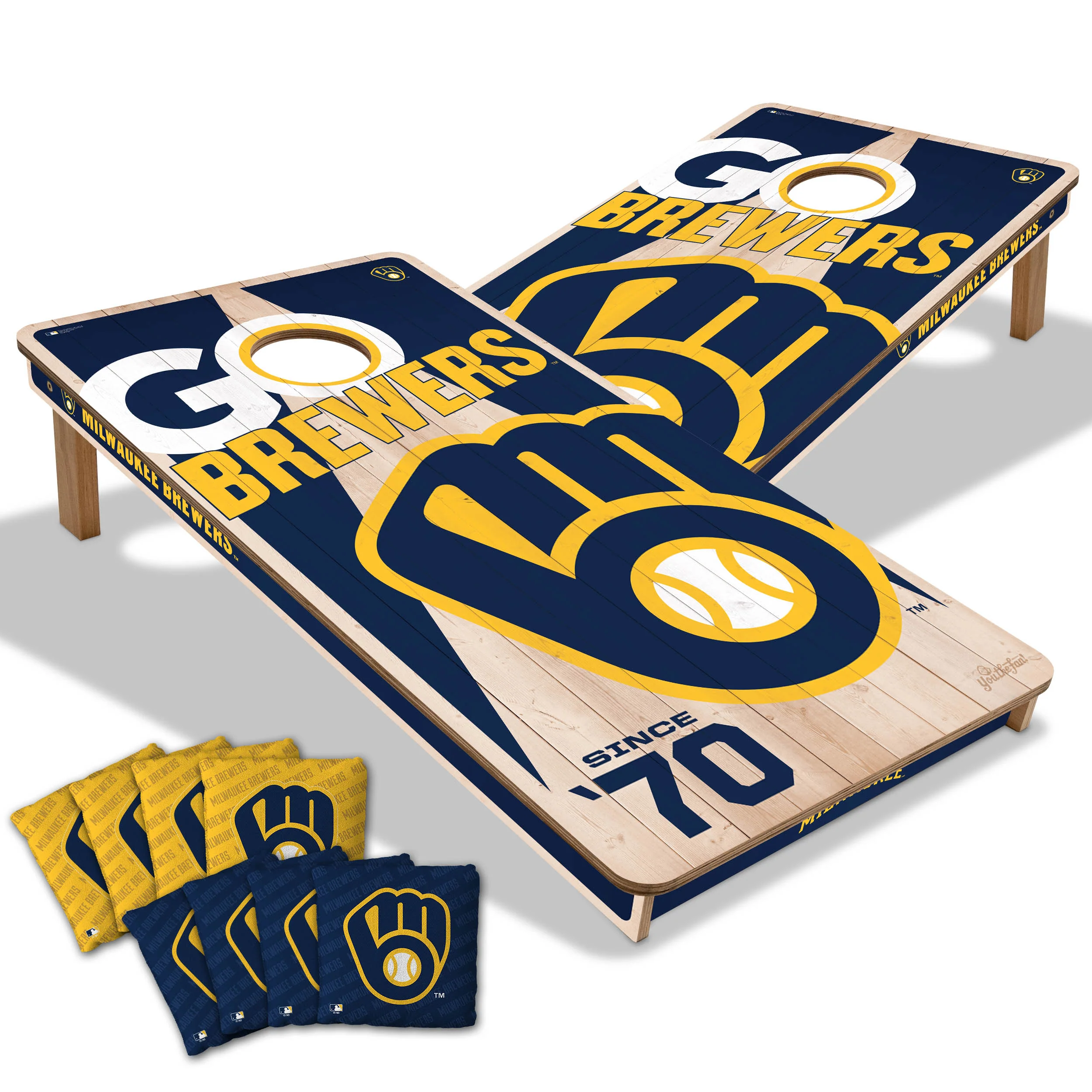 MLB Licensed 2x4 Cornhole Boards - Image 11
