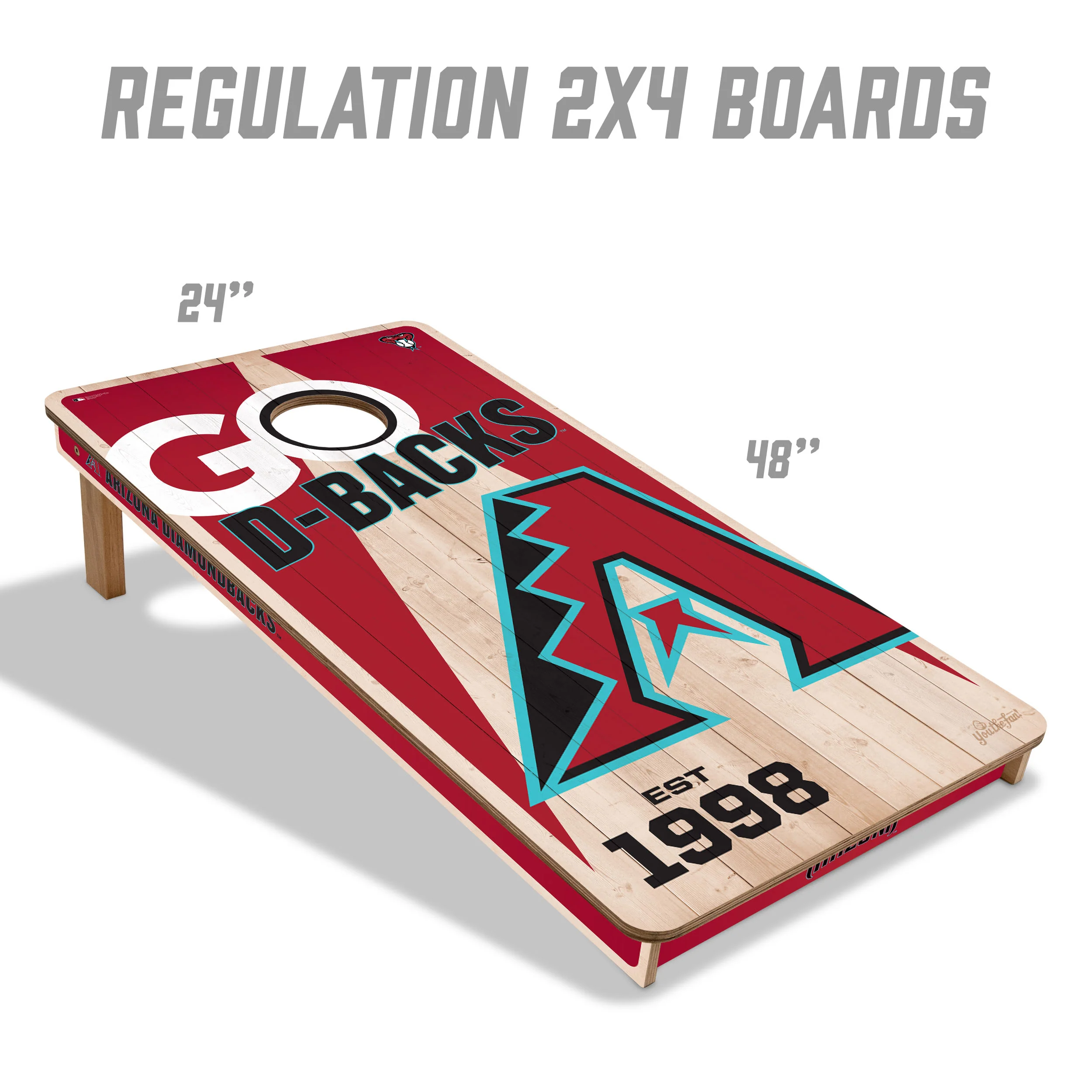MLB Licensed 2x4 Cornhole Boards - Image 5