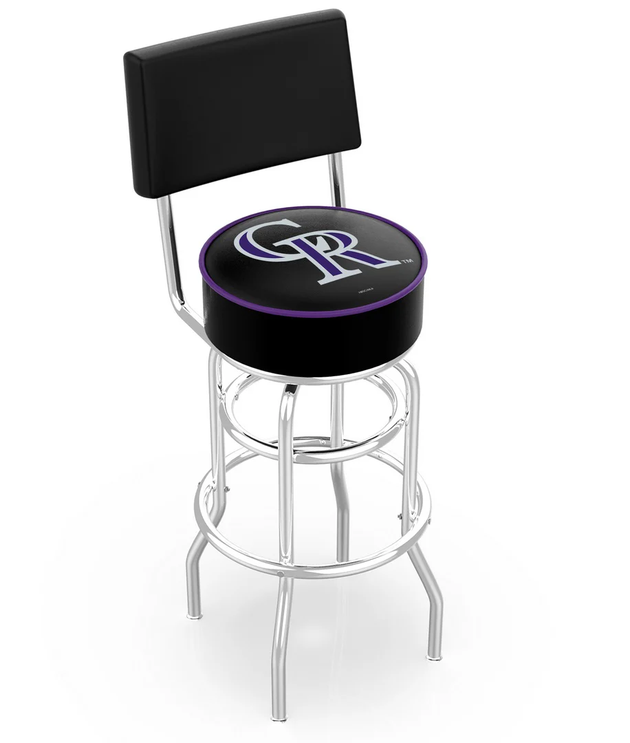 MLB Licensed 30" Backed Swivel Bar Stool - Image 39