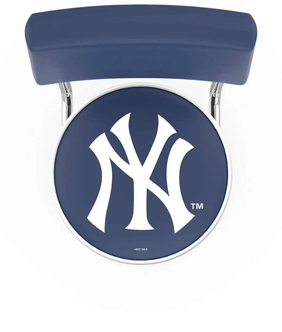 MLB Licensed 30" Backed Swivel Bar Stool - Image 4
