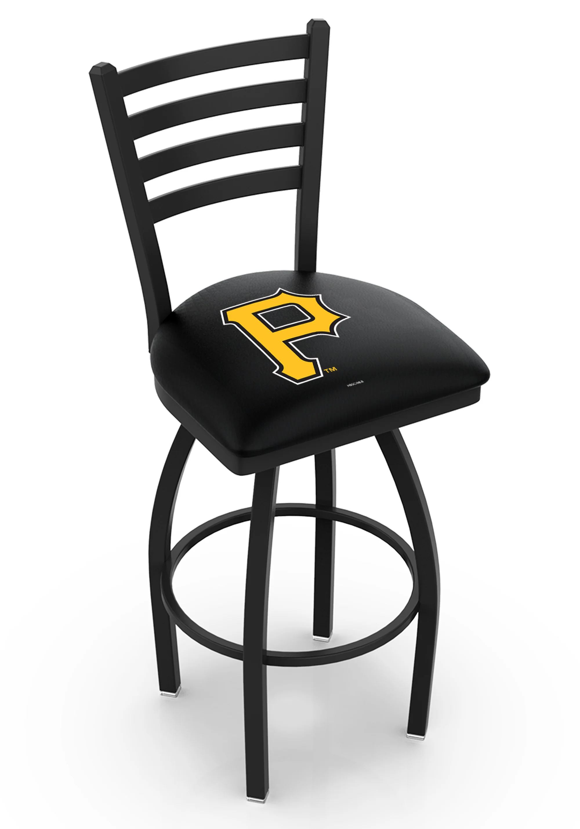 MLB Licensed 30" Ladder Back Swivel Bar Stool - Image 17