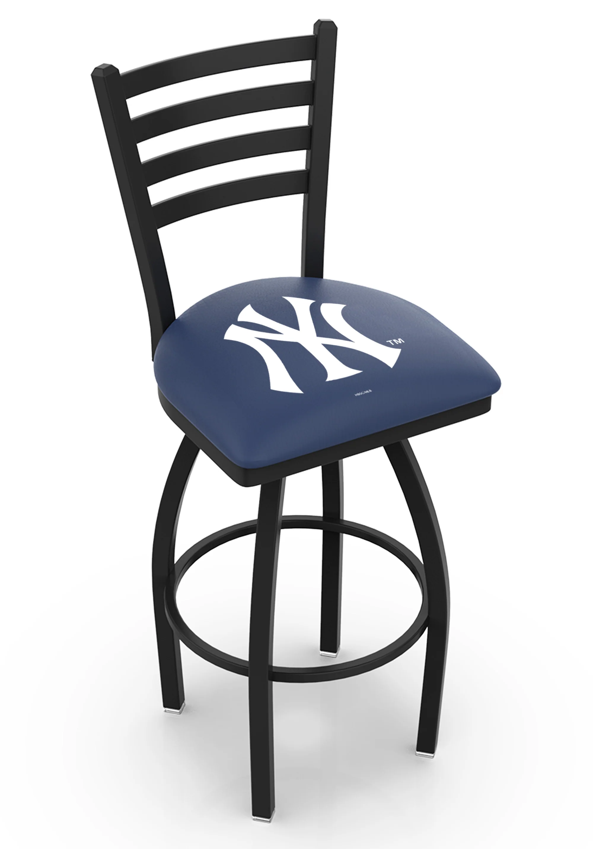 MLB Licensed 30" Ladder Back Swivel Bar Stool - Image 21