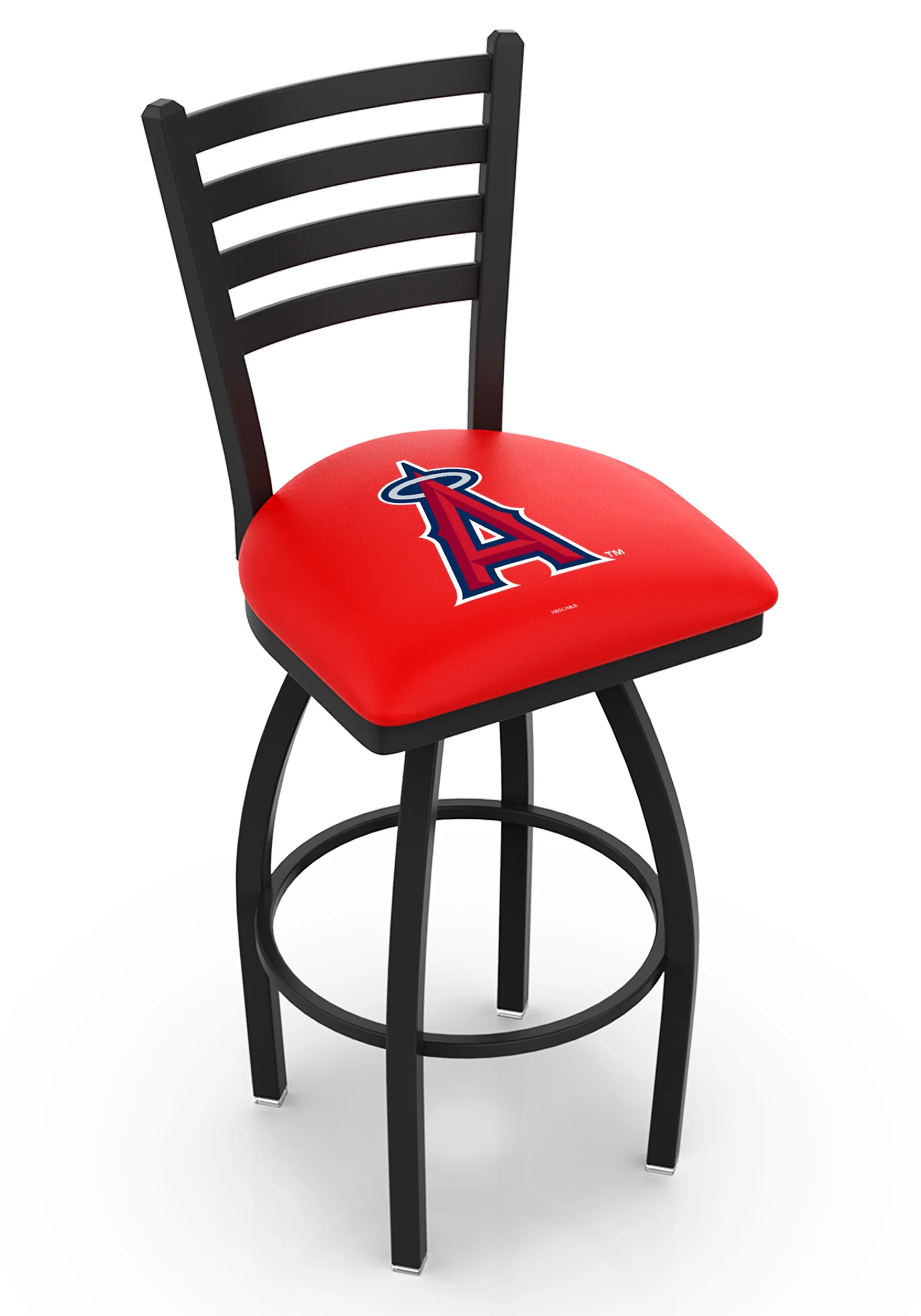MLB Licensed 30" Ladder Back Swivel Bar Stool - Image 29