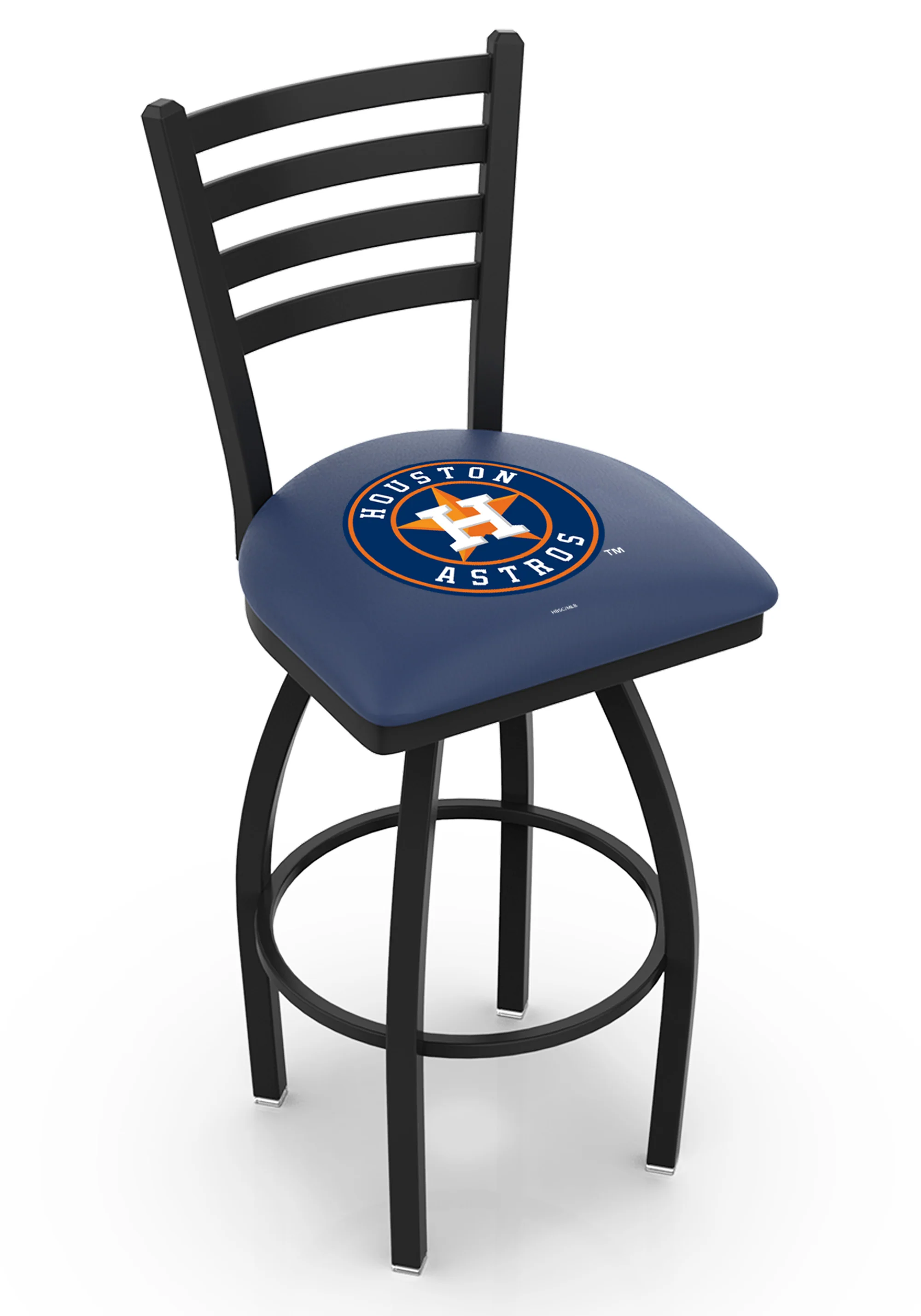 MLB Licensed 30" Ladder Back Swivel Bar Stool - Image 33
