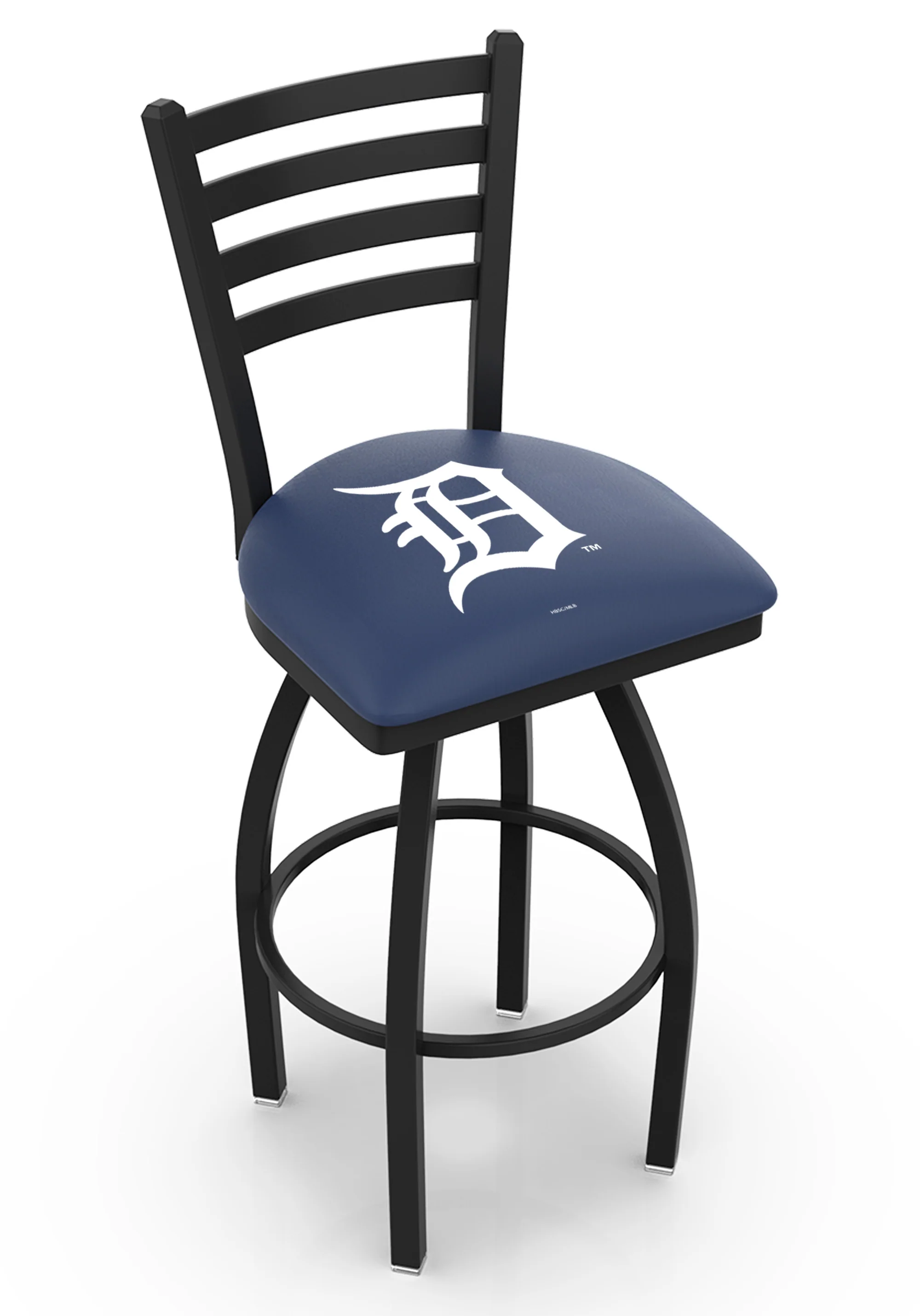 MLB Licensed 30" Ladder Back Swivel Bar Stool - Image 35