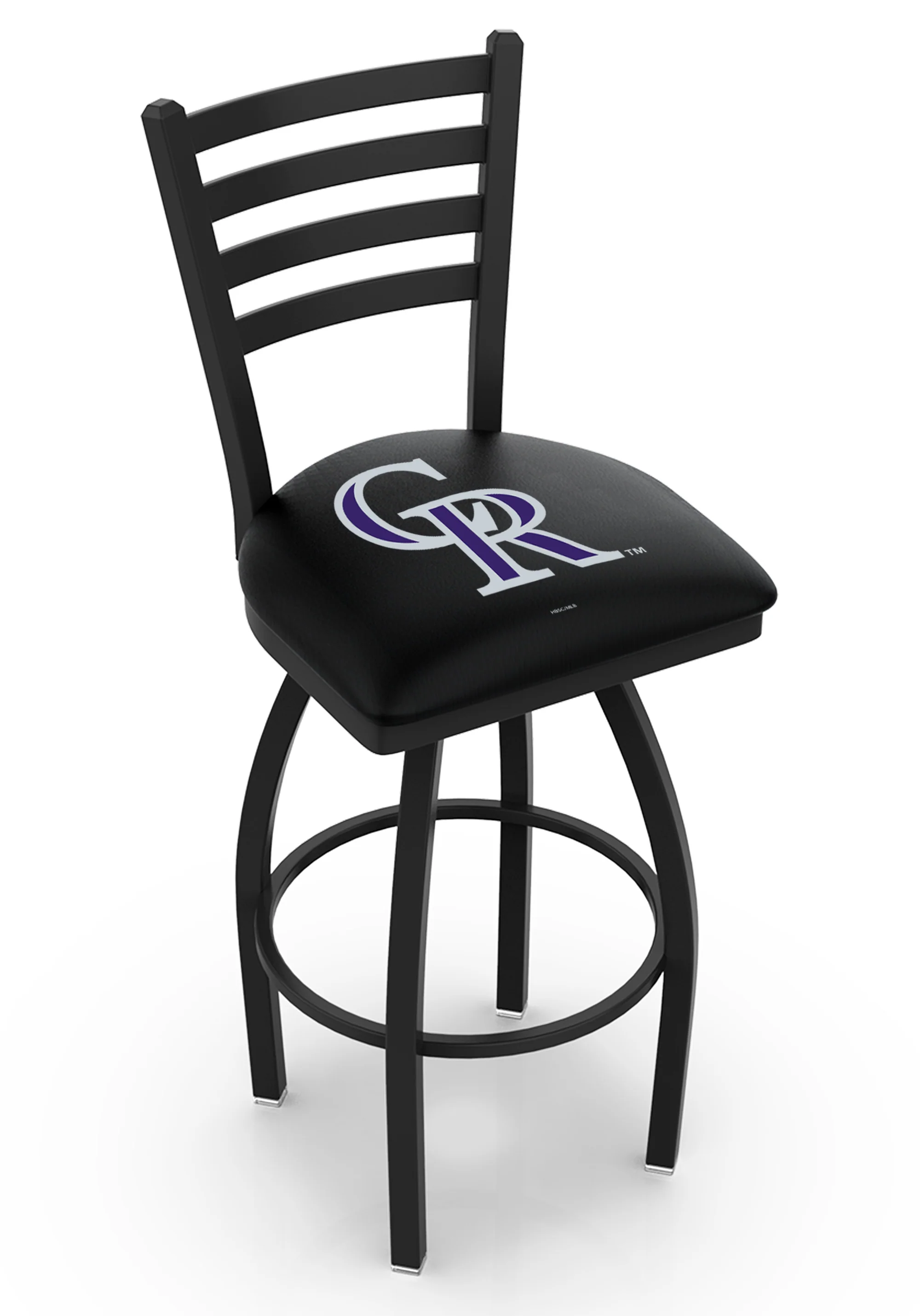MLB Licensed 30" Ladder Back Swivel Bar Stool - Image 39