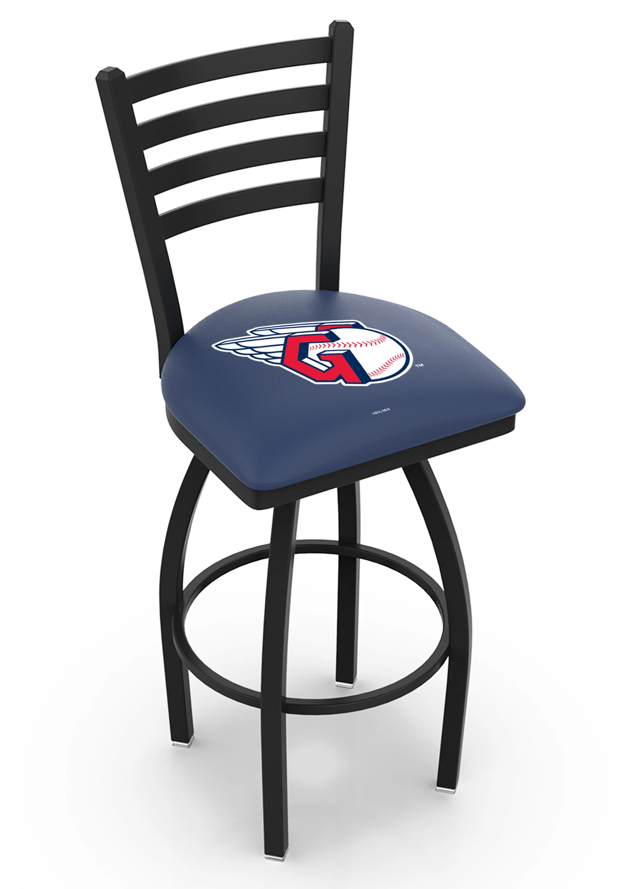 MLB Licensed 30" Ladder Back Swivel Bar Stool - Image 41