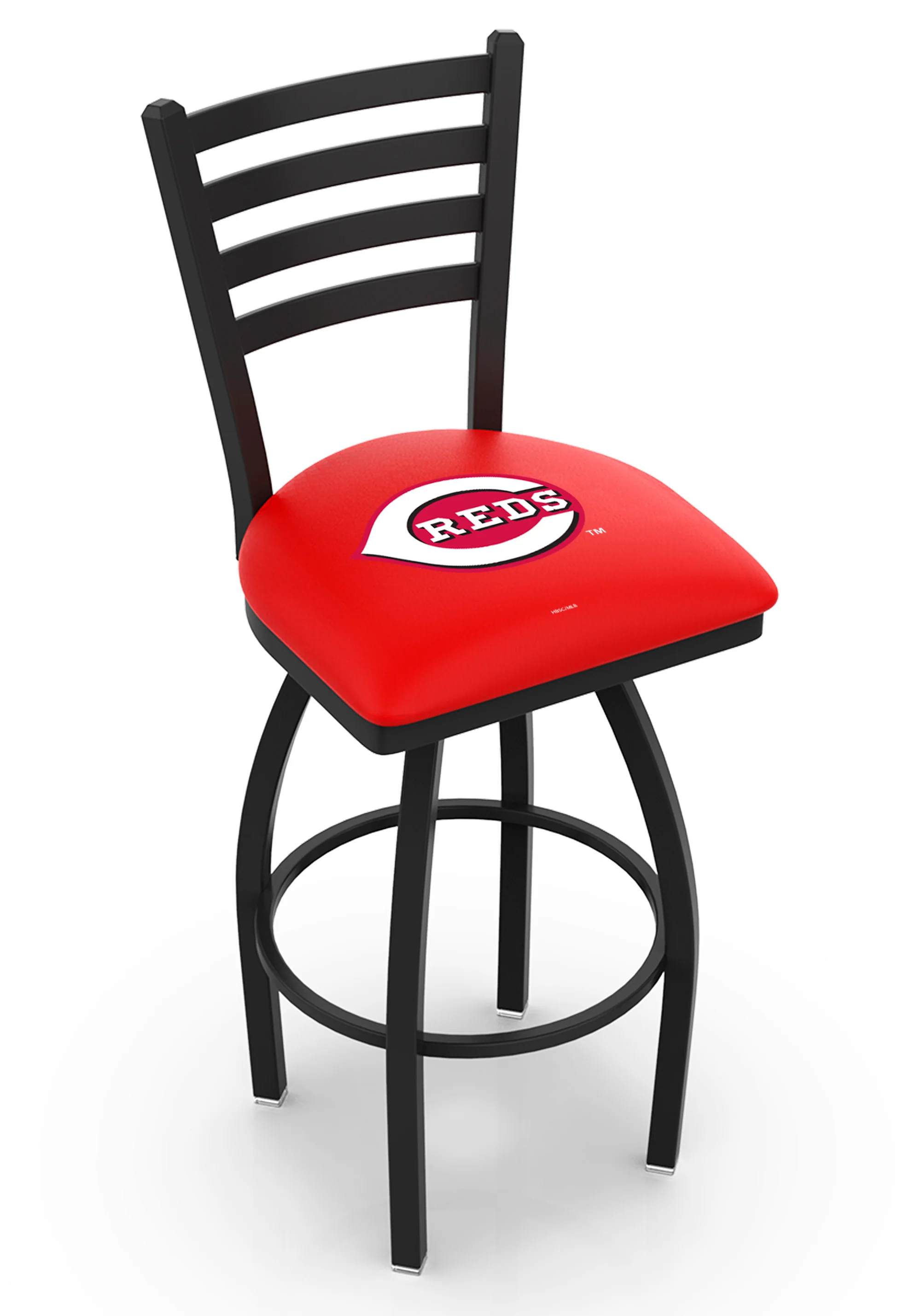 MLB Licensed 30" Ladder Back Swivel Bar Stool - Image 43