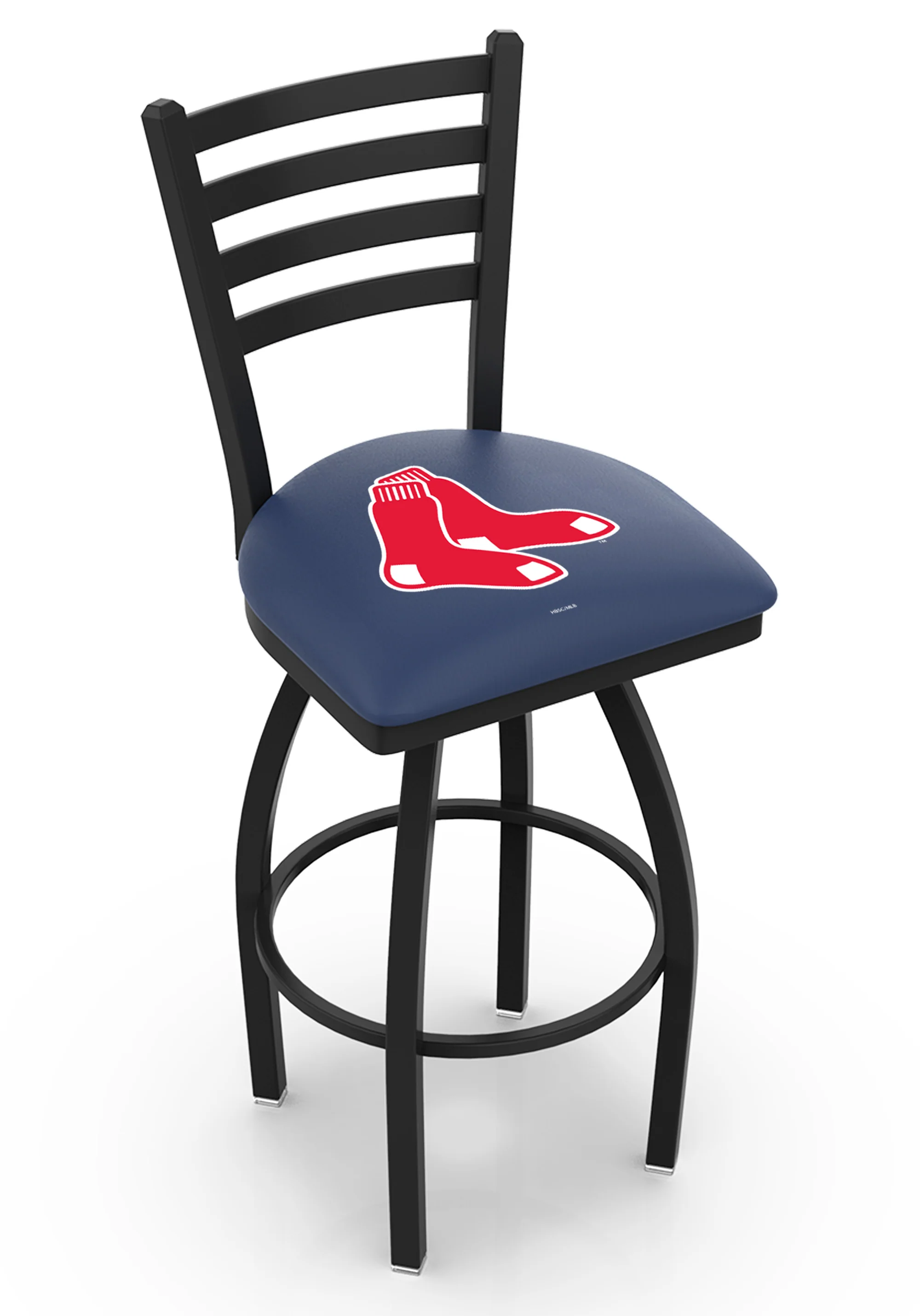 MLB Licensed 30" Ladder Back Swivel Bar Stool - Image 45