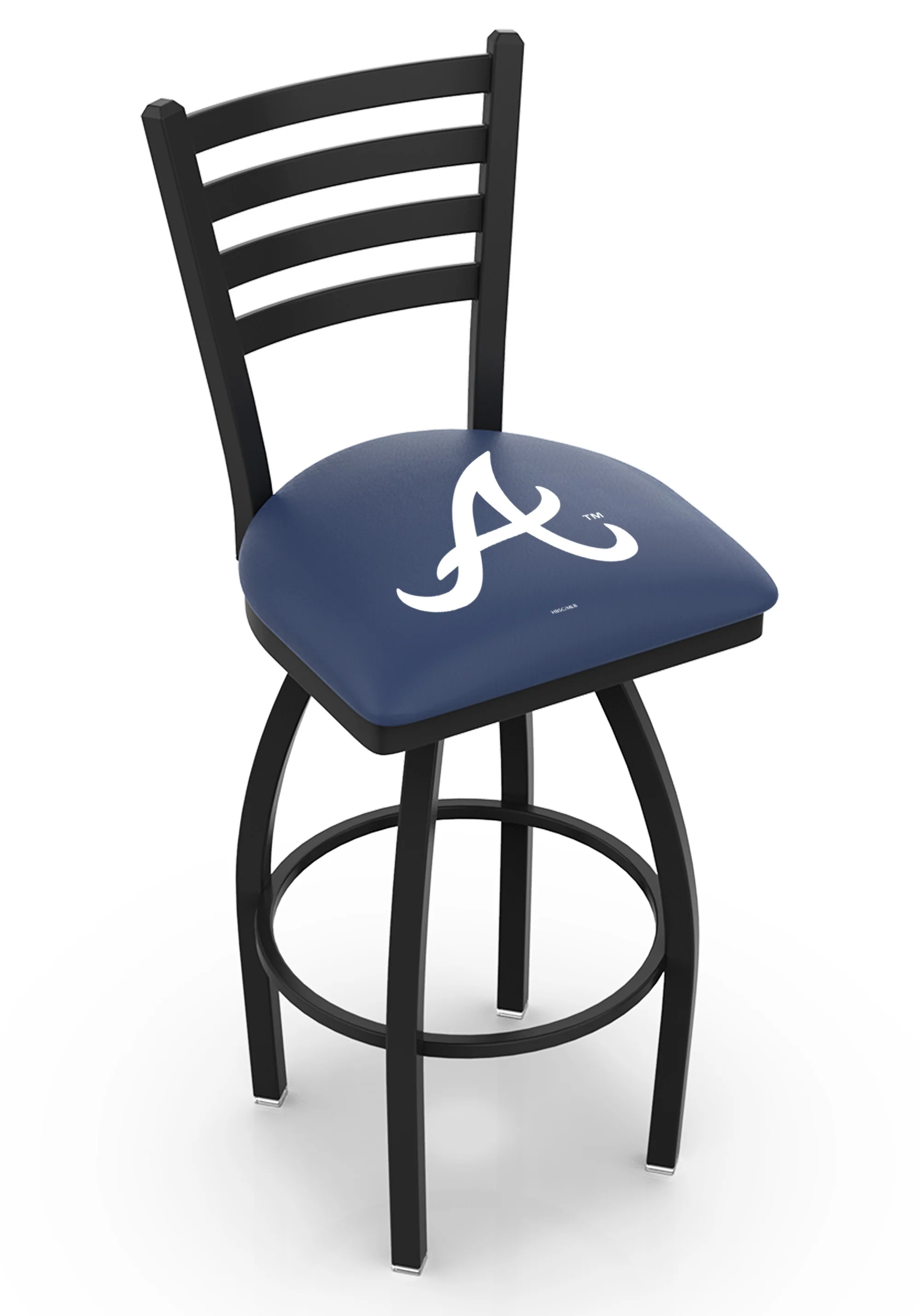 MLB Licensed 30" Ladder Back Swivel Bar Stool - Image 49