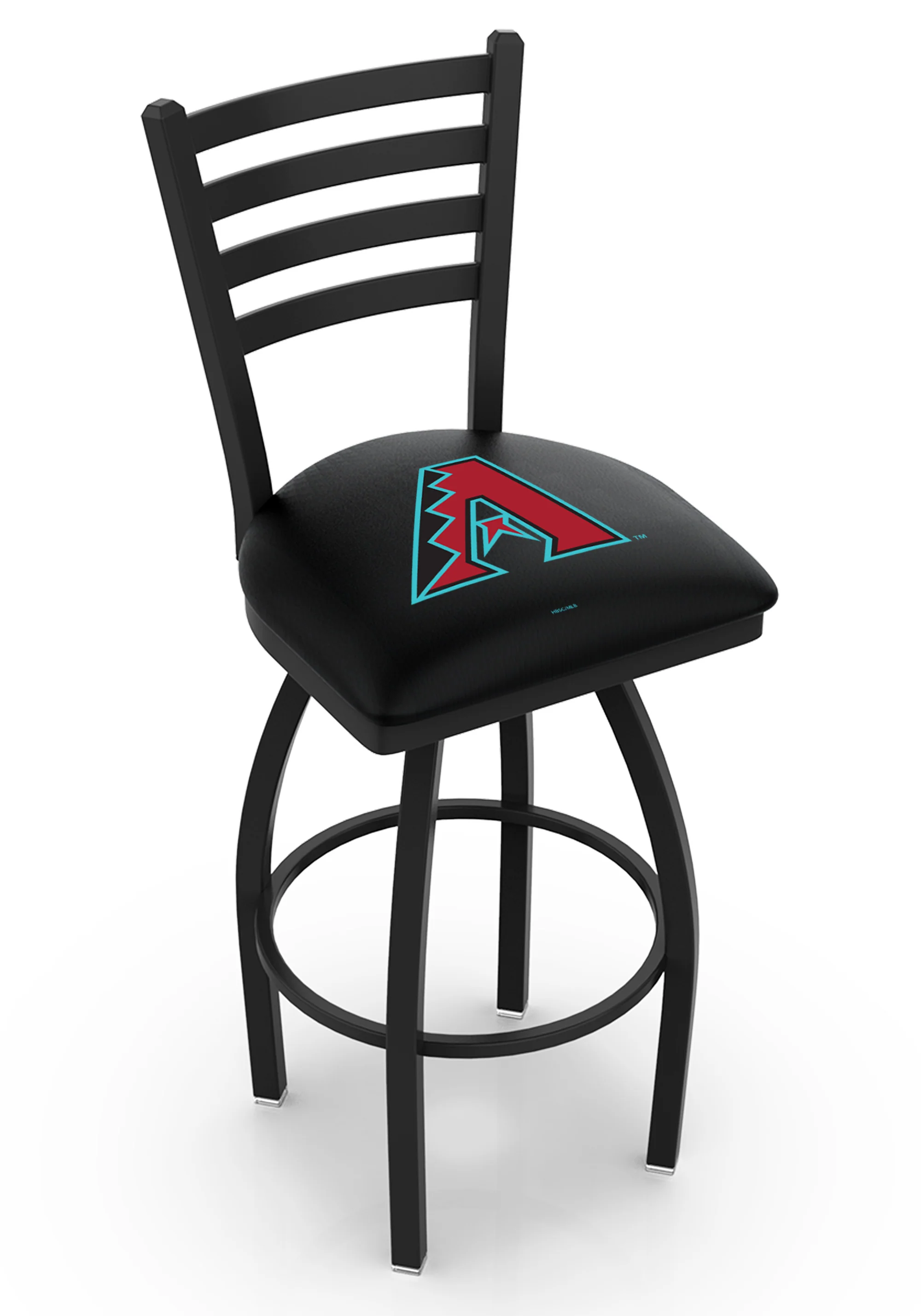 MLB Licensed 30" Ladder Back Swivel Bar Stool - Image 52