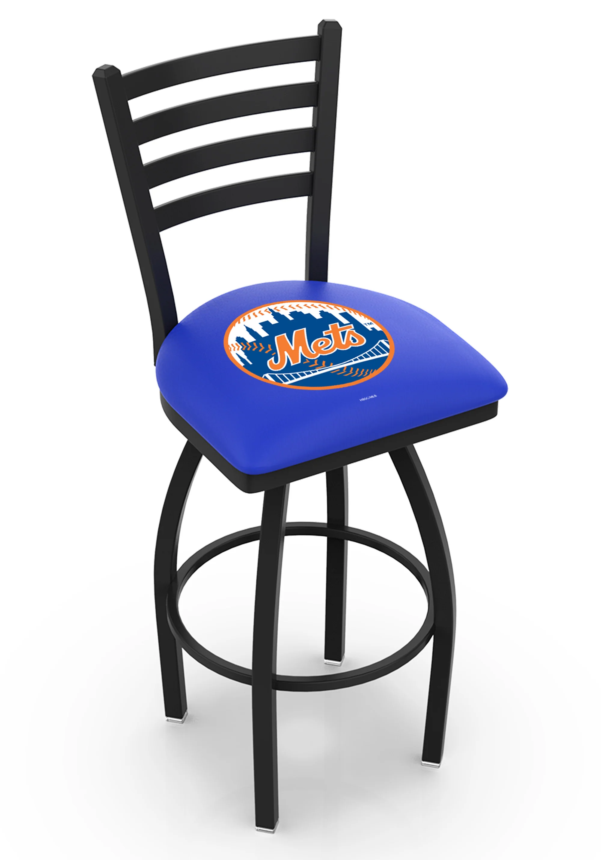 MLB Licensed 30" Ladder Back Swivel Bar Stool - Image 53