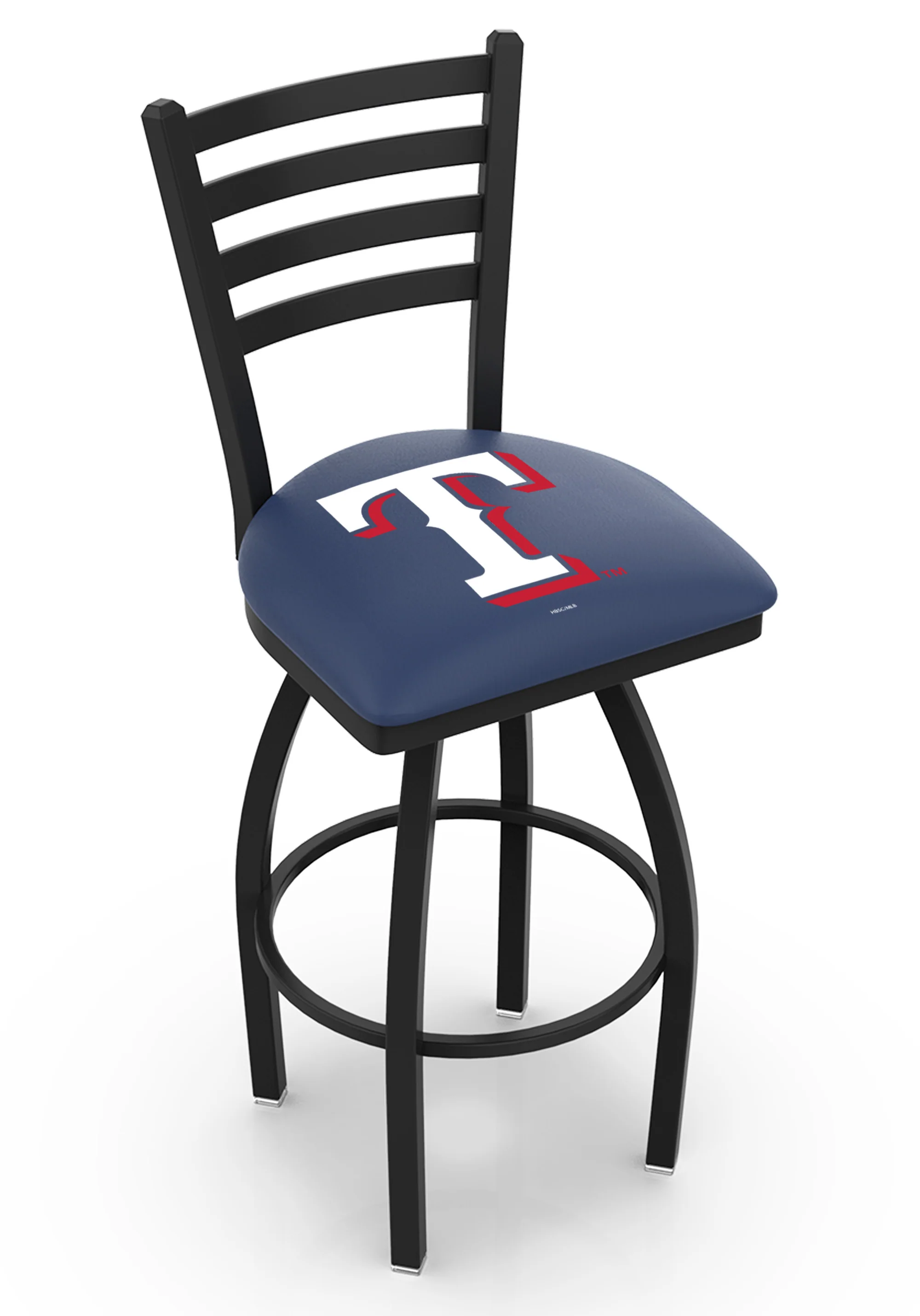 MLB Licensed 30" Ladder Back Swivel Bar Stool - Image 55