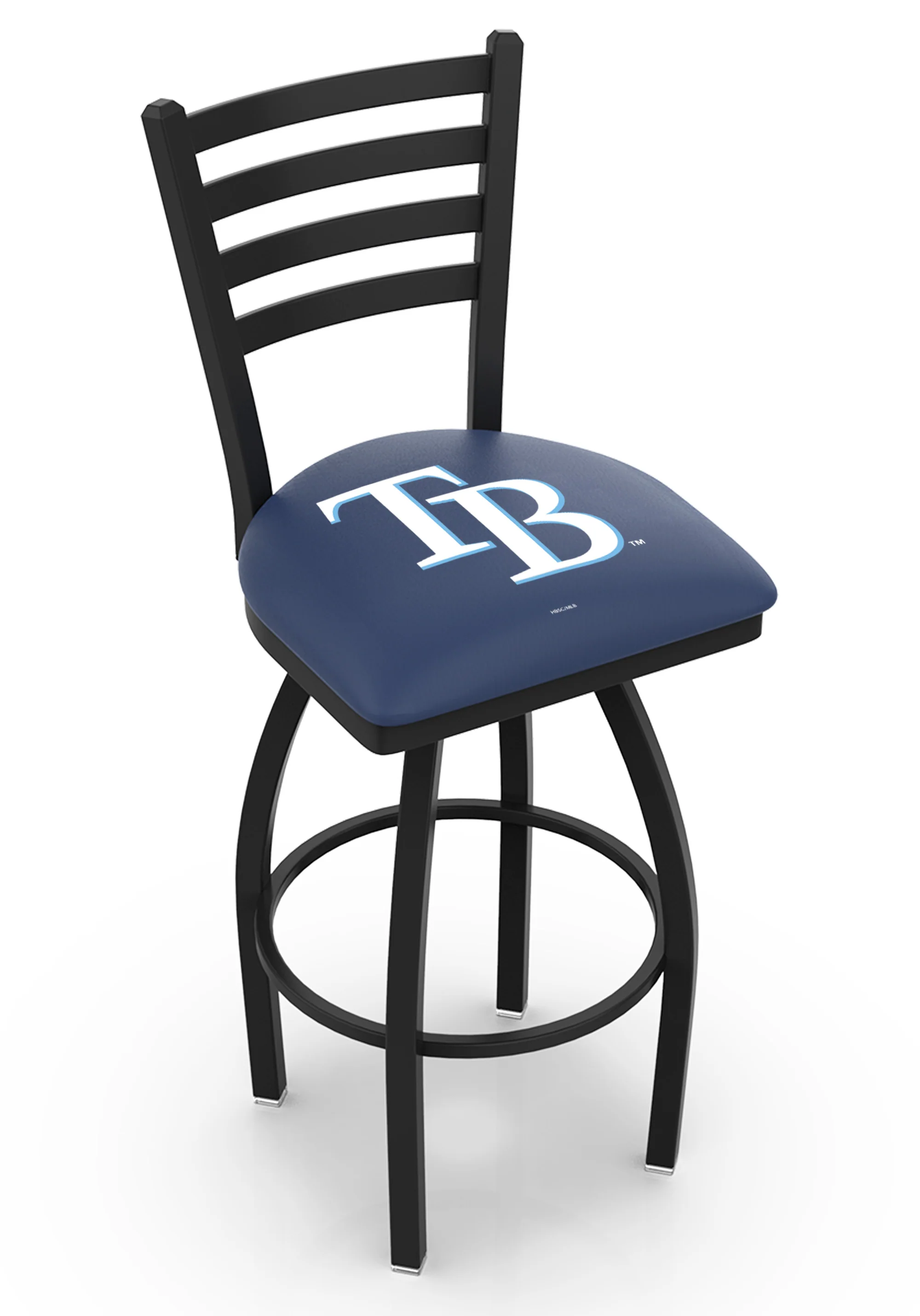 MLB Licensed 30" Ladder Back Swivel Bar Stool - Image 56