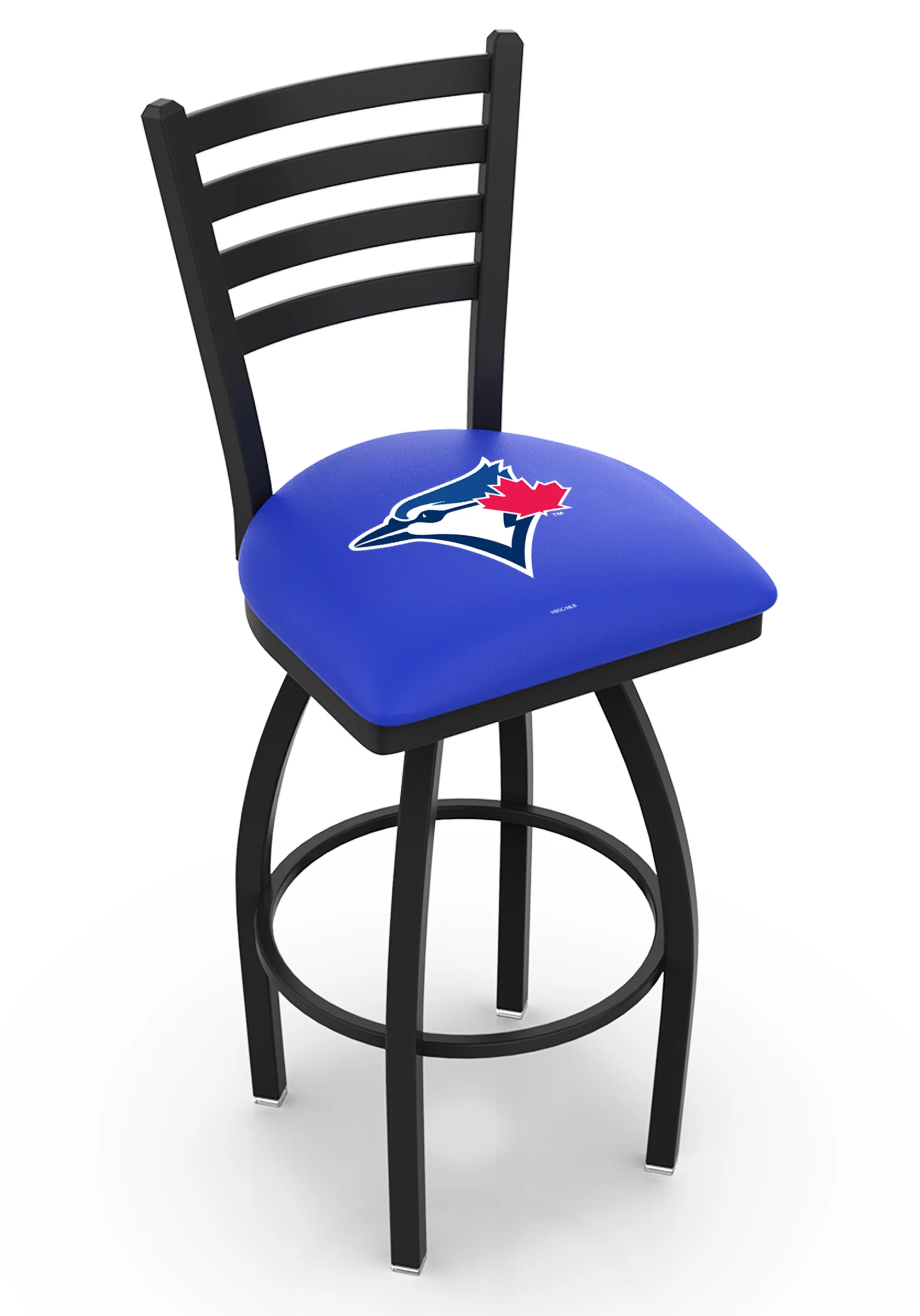 MLB Licensed 30" Ladder Back Swivel Bar Stool - Image 7