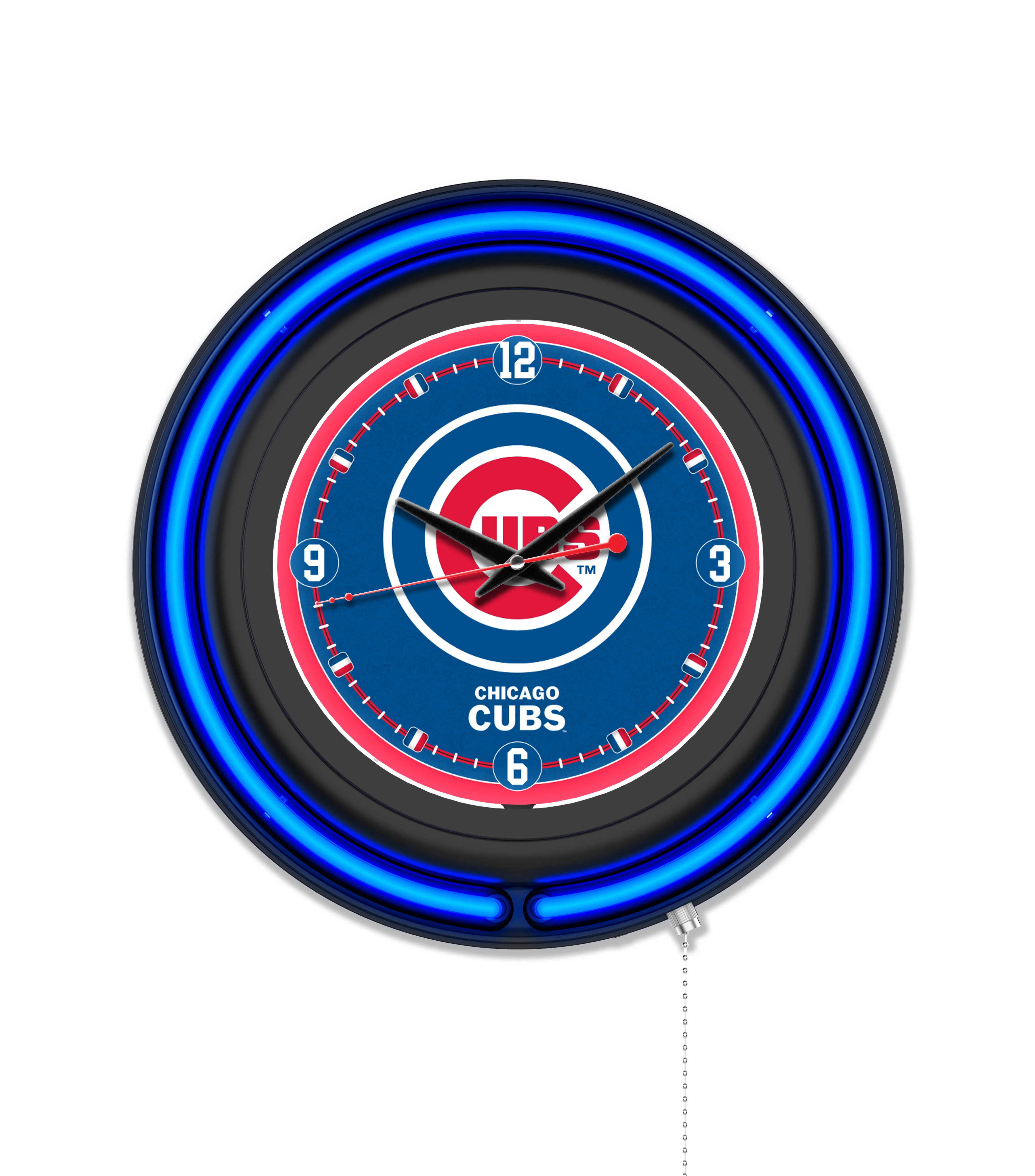 MLB Licensed Black Case 15" Neon Clock - Image 10