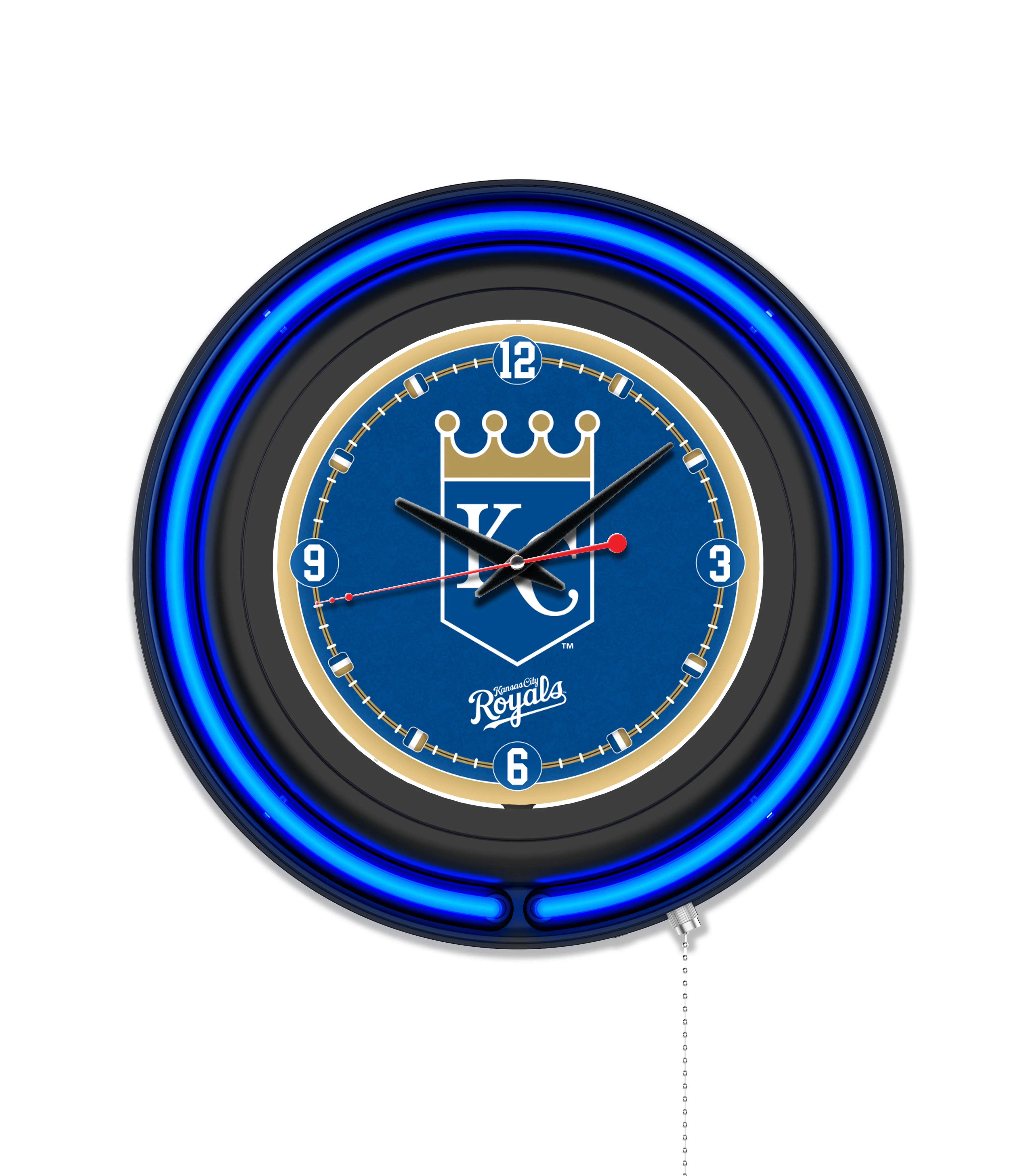 MLB Licensed Black Case 15" Neon Clock - Image 13