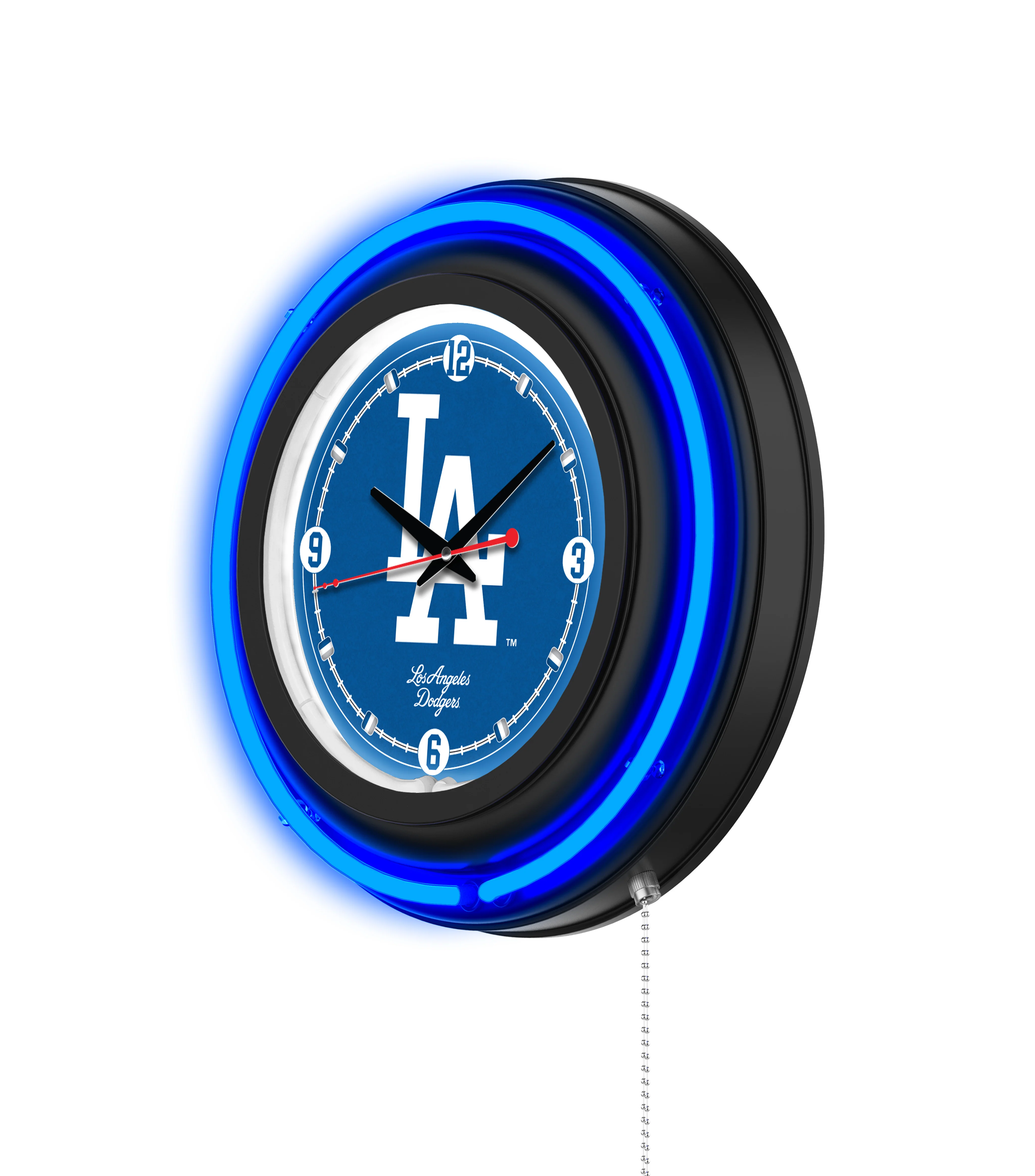 MLB Licensed Black Case 15" Neon Clock - Image 15
