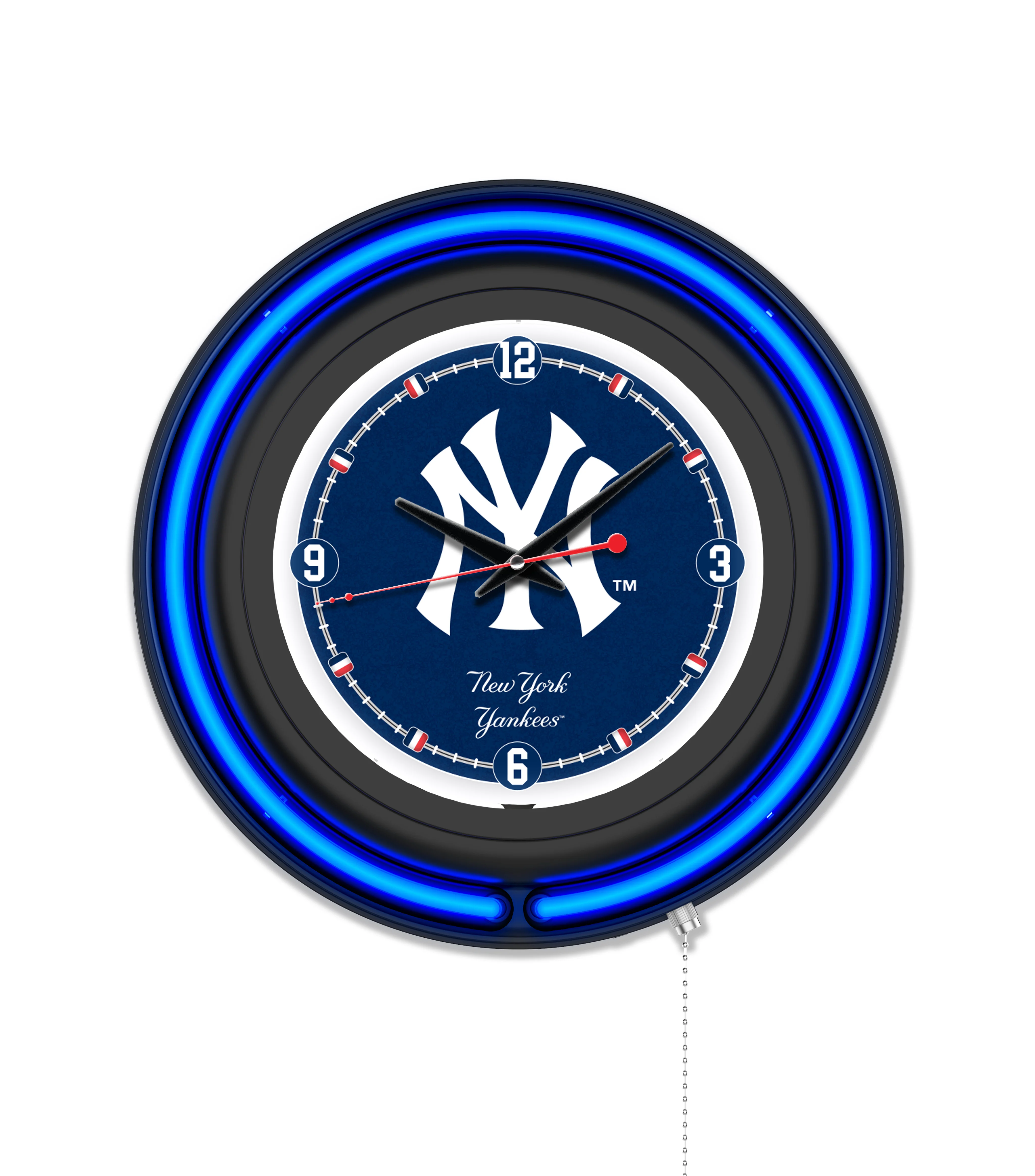 MLB Licensed Black Case 15" Neon Clock - Image 19
