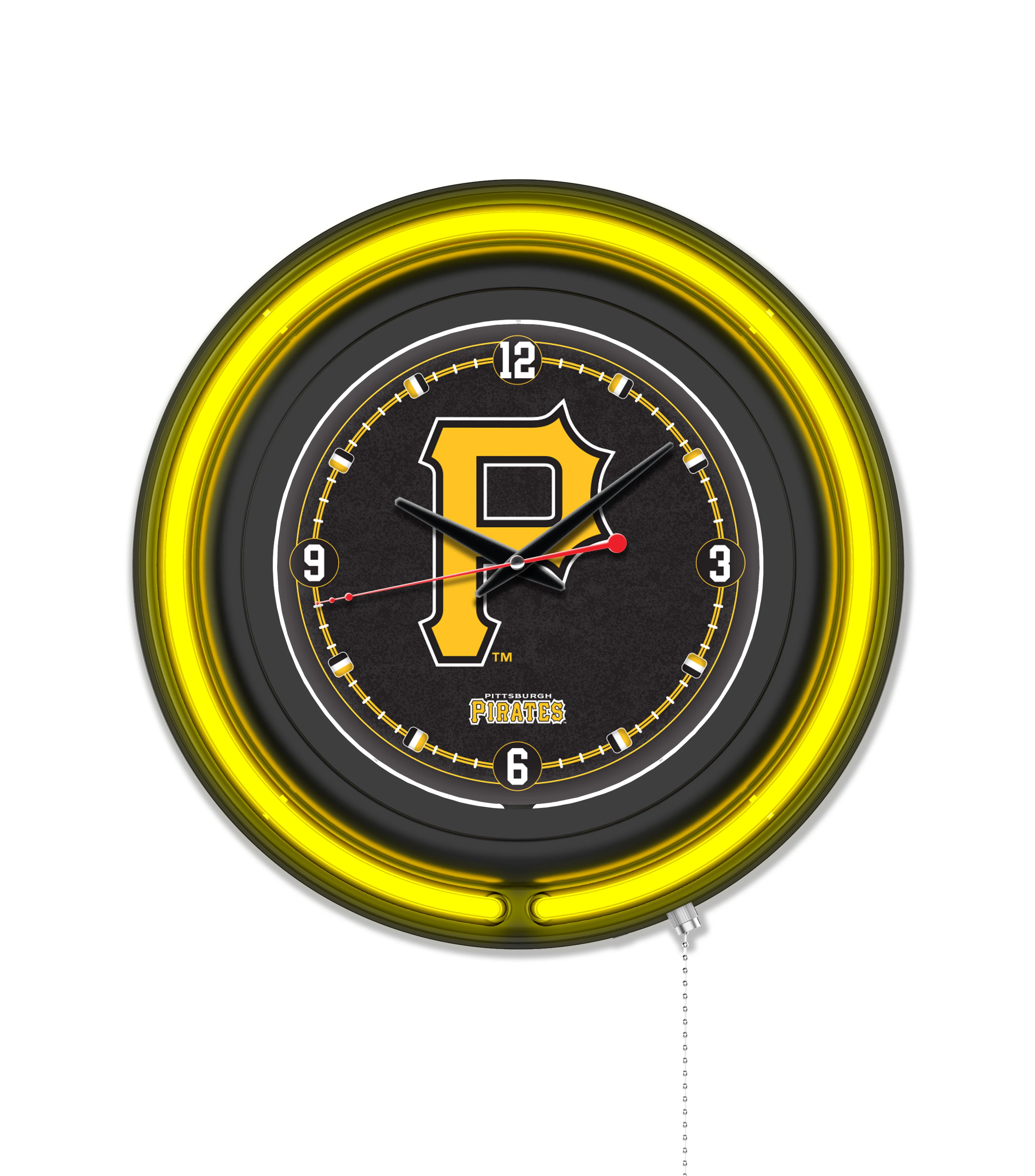MLB Licensed Black Case 15" Neon Clock - Image 22