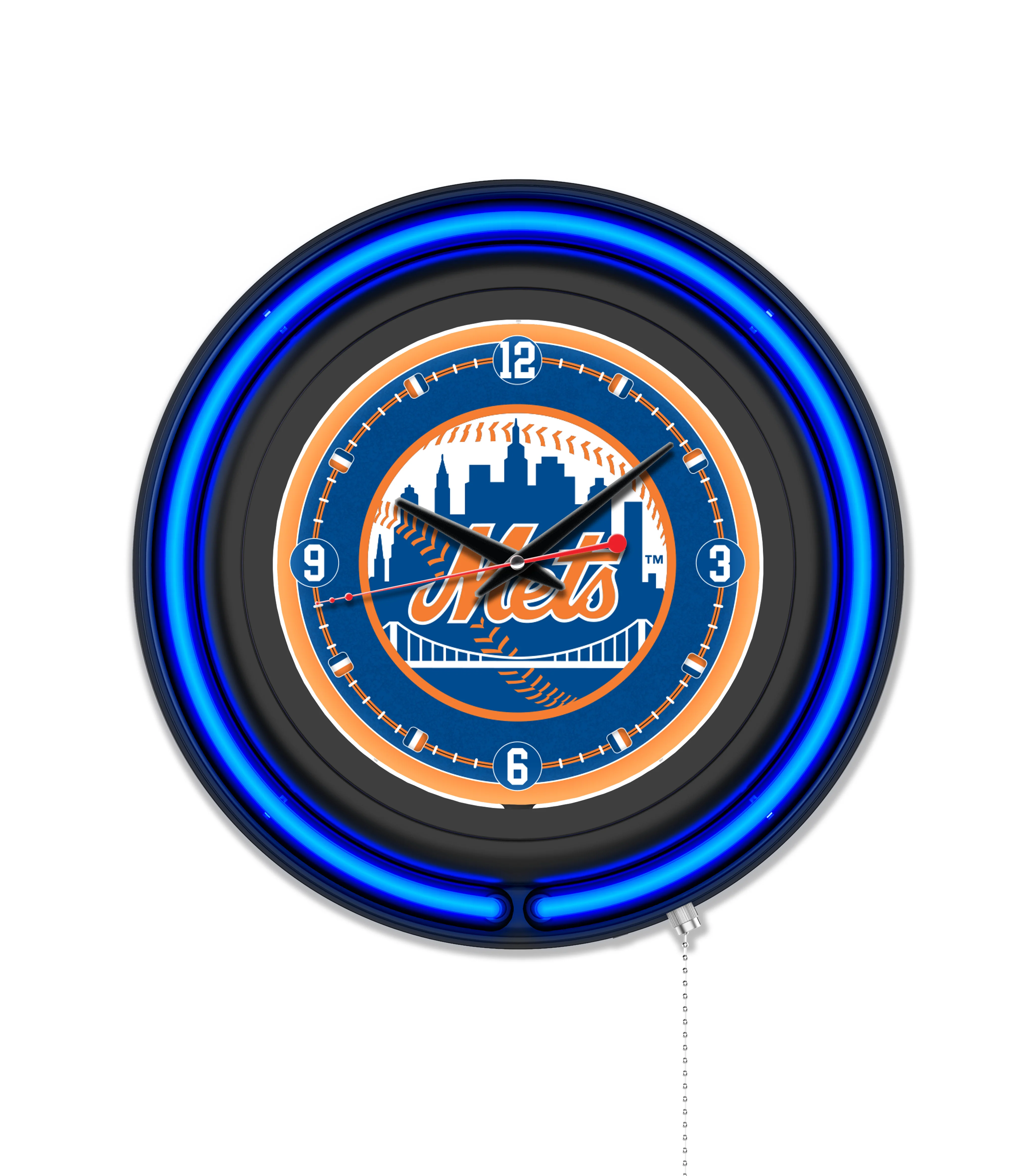 MLB Licensed Black Case 15" Neon Clock - Image 30