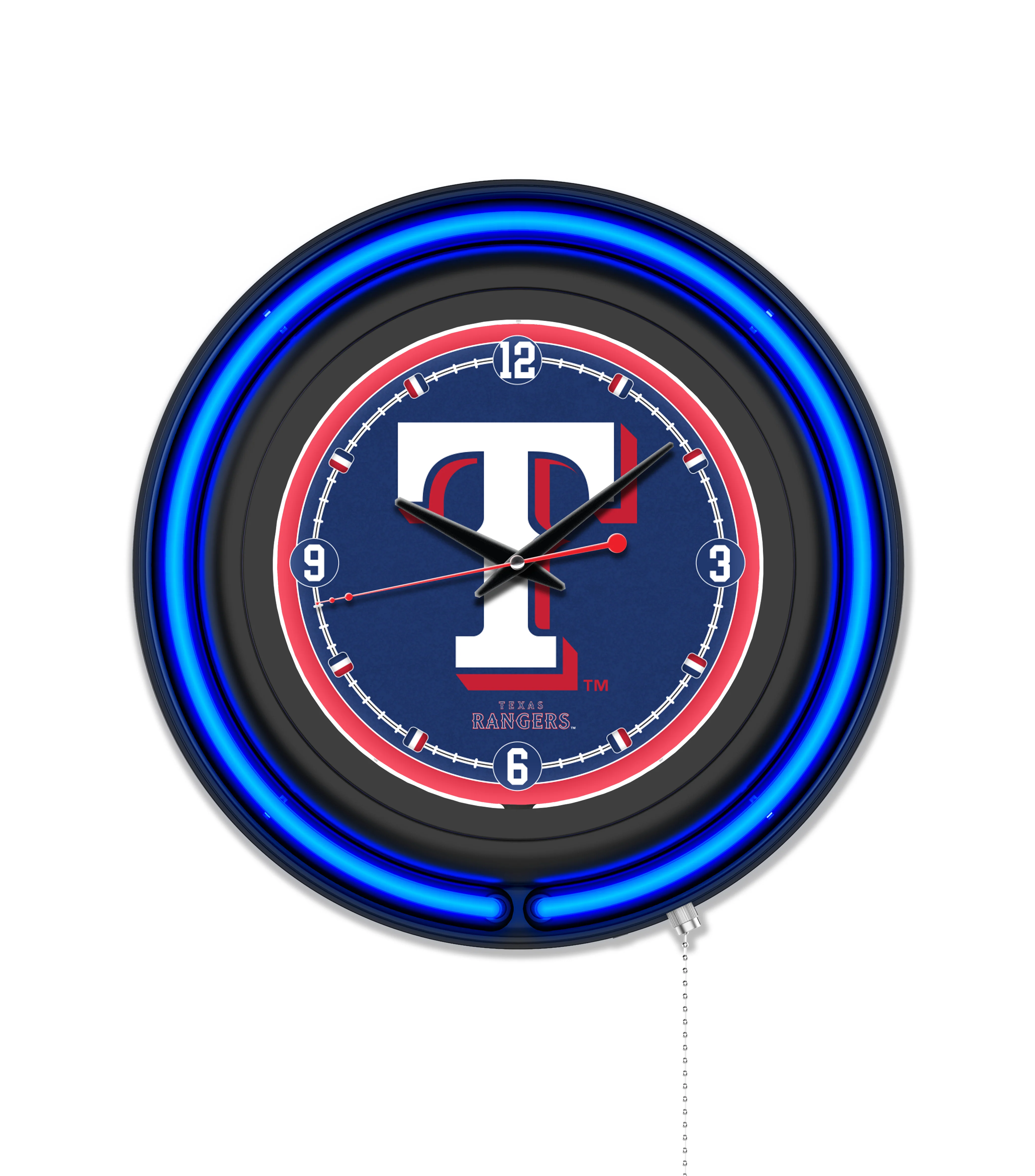 MLB Licensed Black Case 15" Neon Clock - Image 33