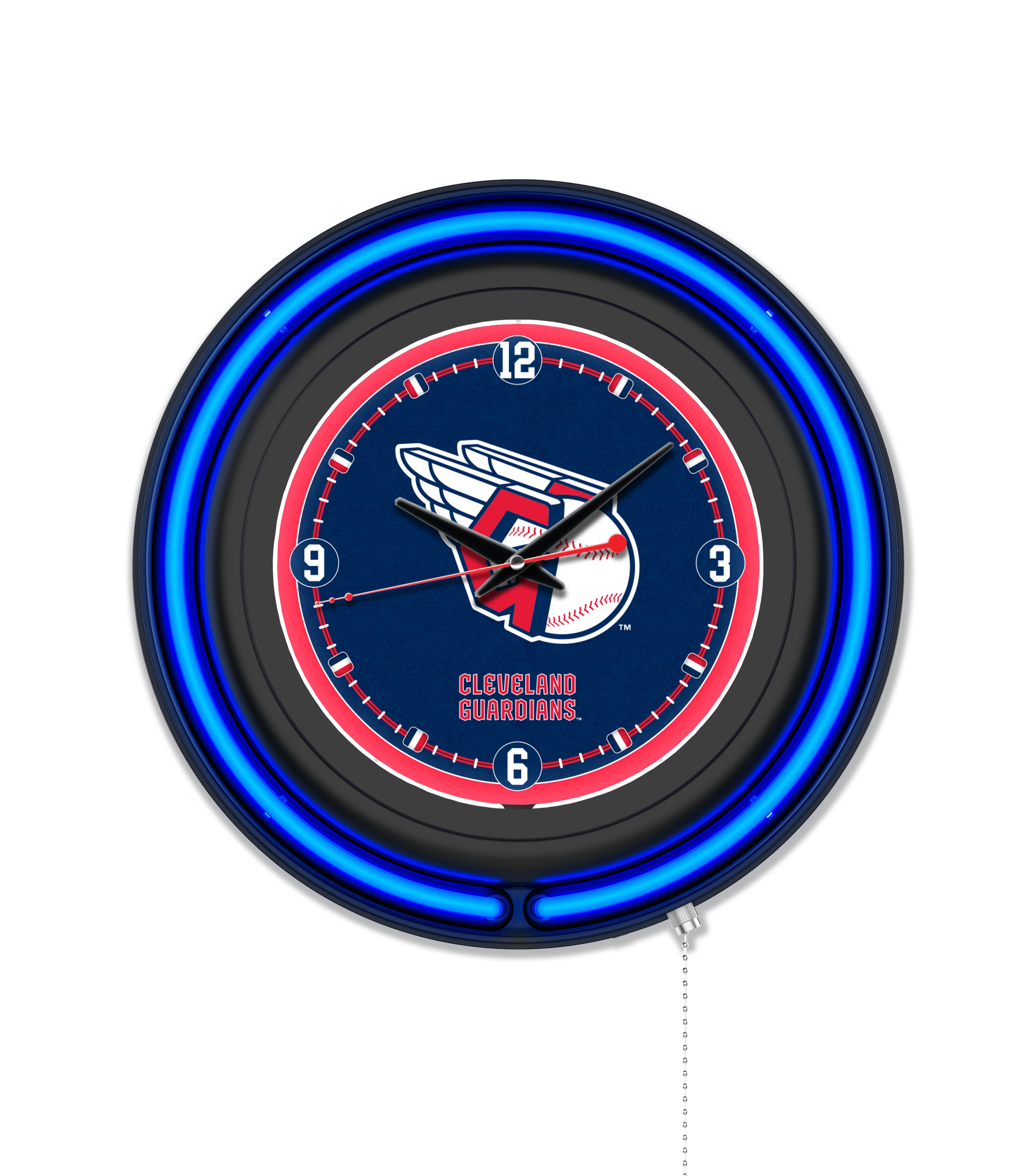 MLB Licensed Black Case 15" Neon Clock - Image 8