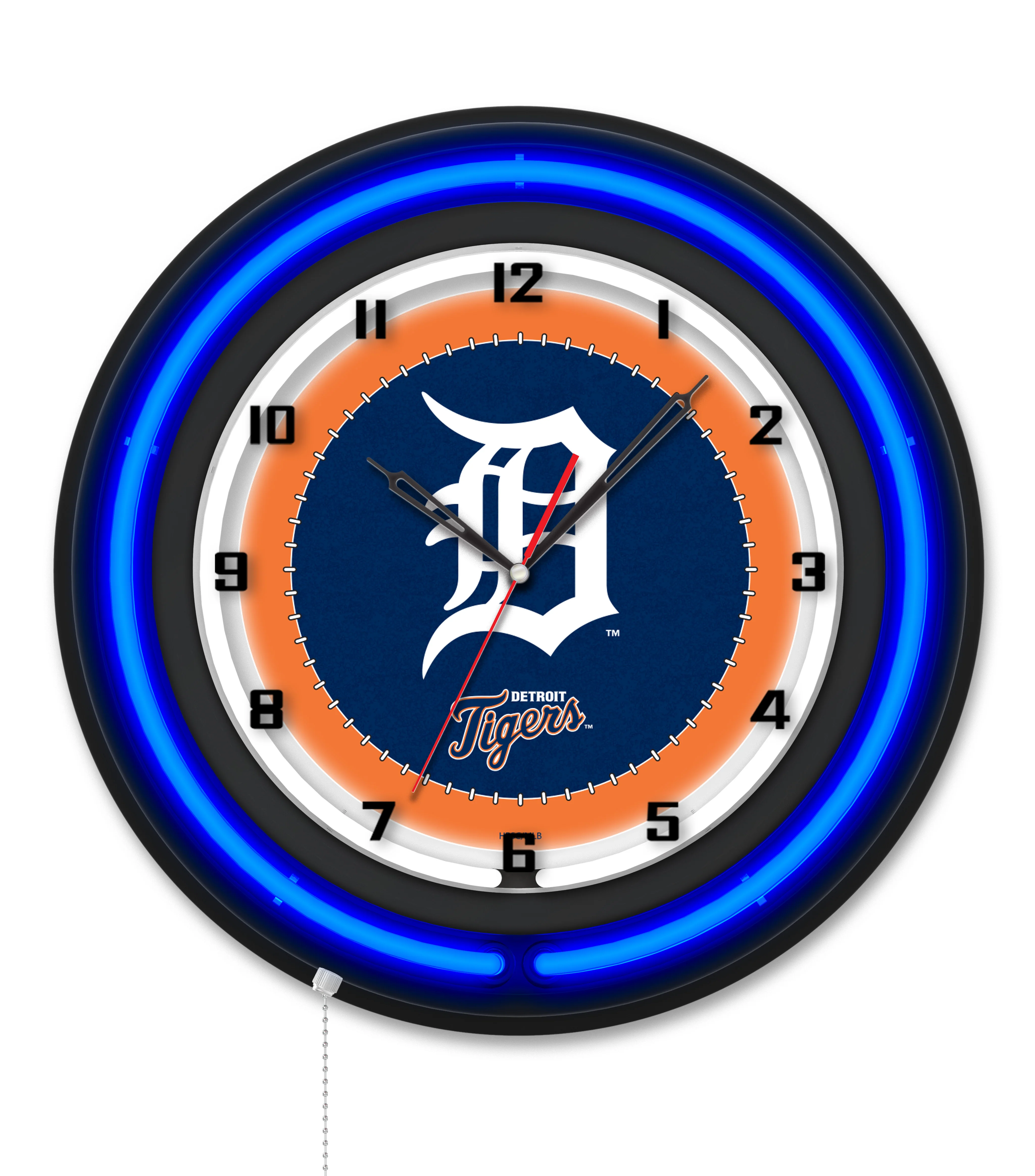 MLB Licensed Black Case 19" Neon Clock - Image 12