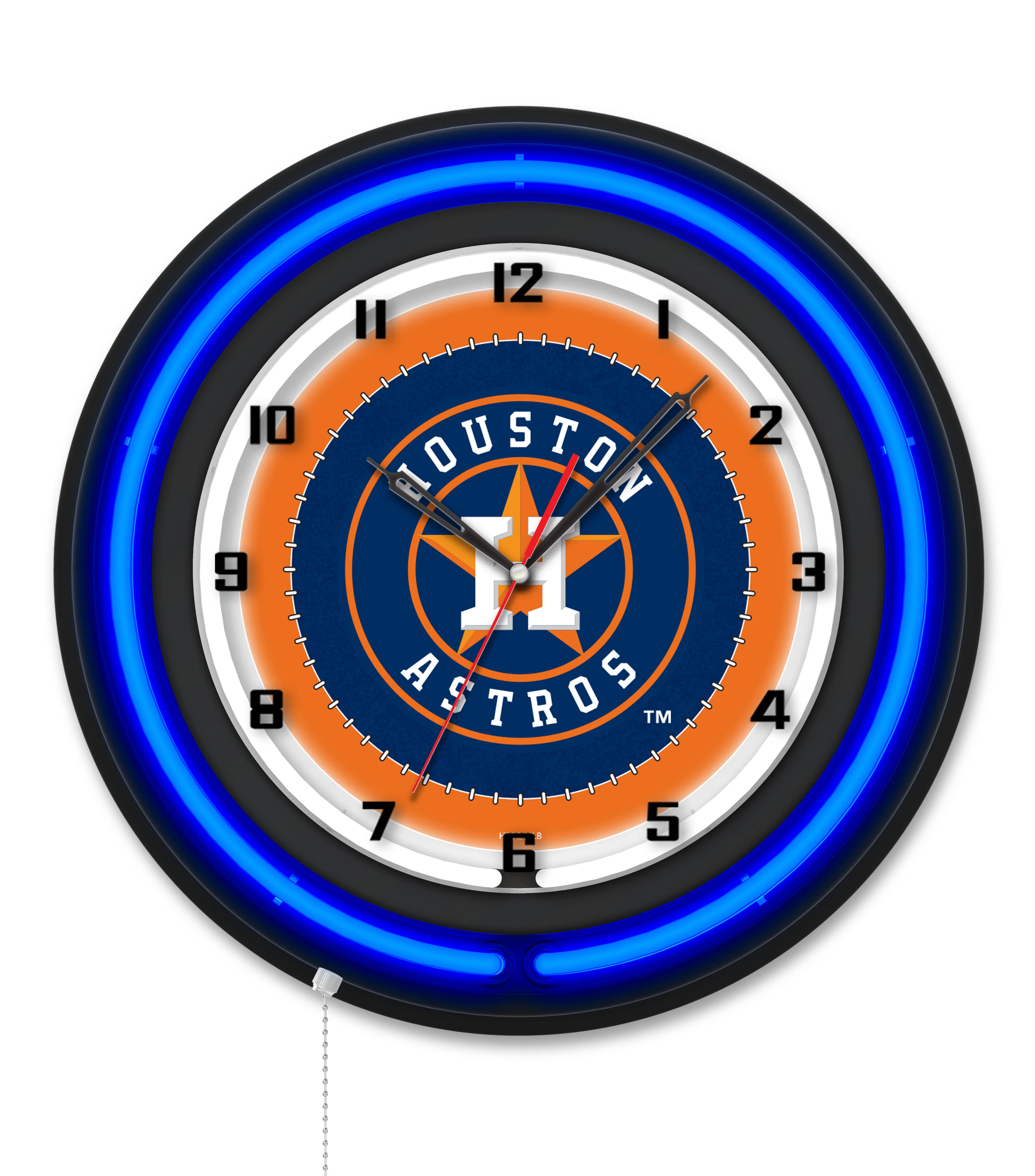 MLB Licensed Black Case 19" Neon Clock - Image 13