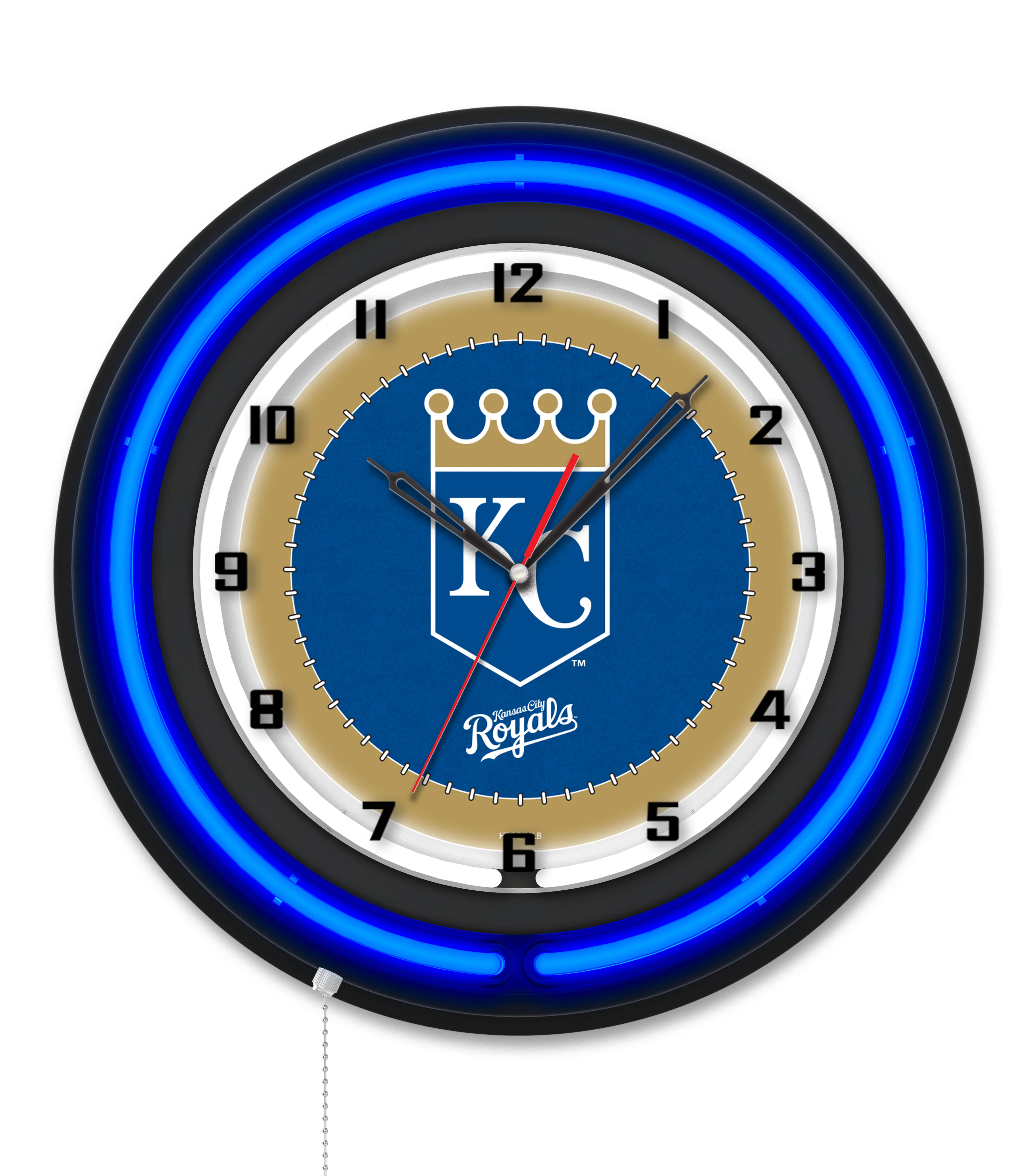 MLB Licensed Black Case 19" Neon Clock - Image 14
